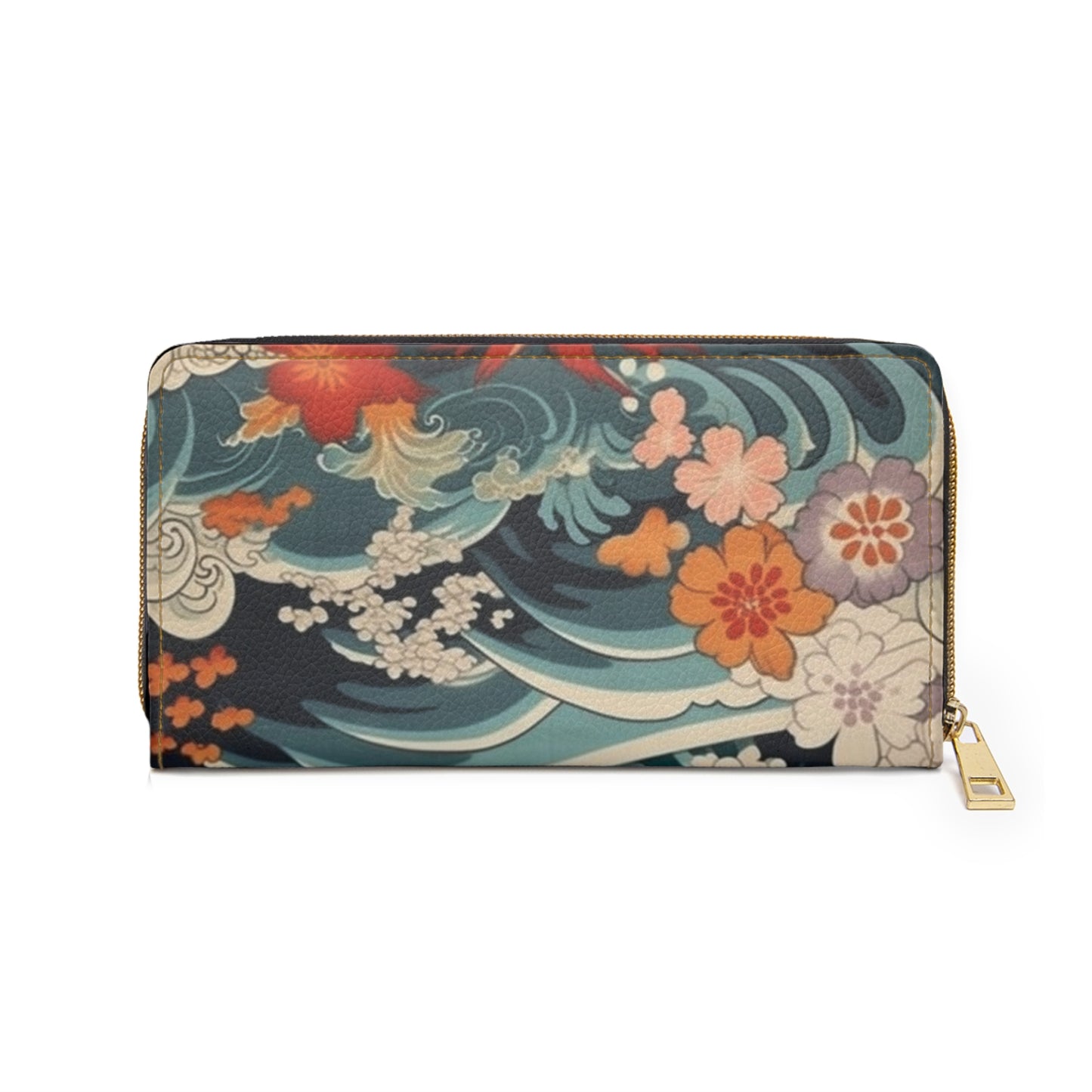 Elegant Kimono Zipper Wallet: Embrace Japanese Artistry