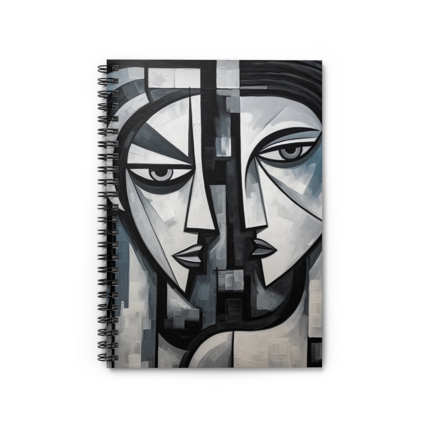 Cubist Paintings Spiral Notebook: Captivating Brush Strokes in Every Refreshing Drink
