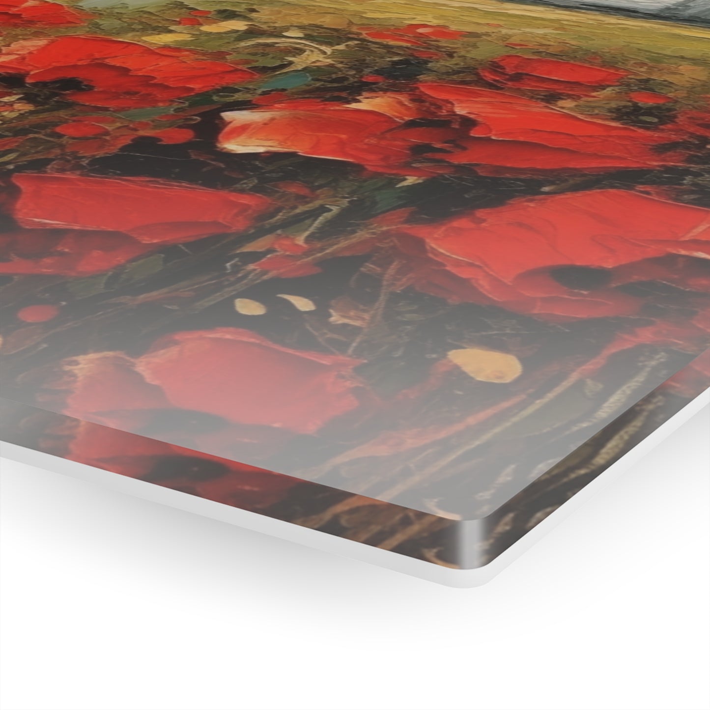 Abstract Poppy Fields: Acrylic Prints for Artistic Inspiration