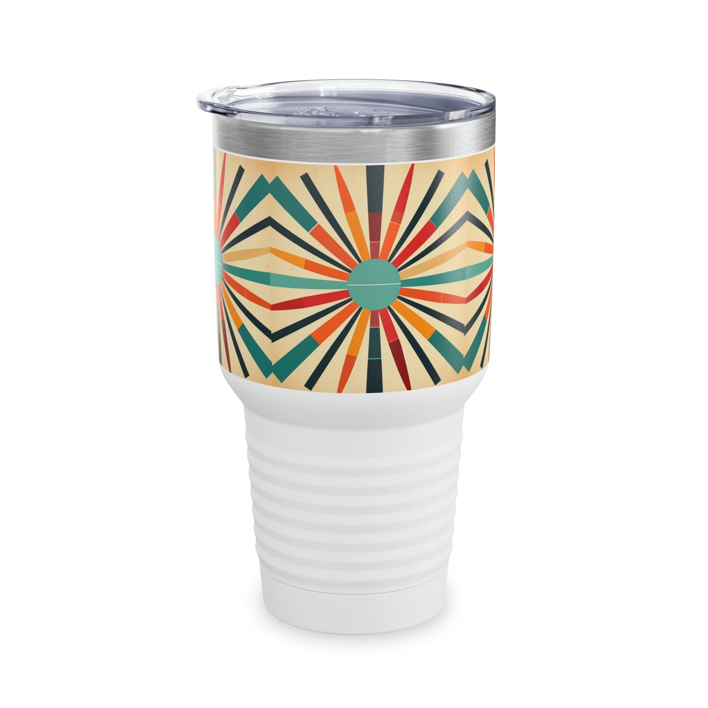 Whimsical Candy-Colored Fantasy: Modern Ringneck Tumbler with Vibrant and Playful Colors