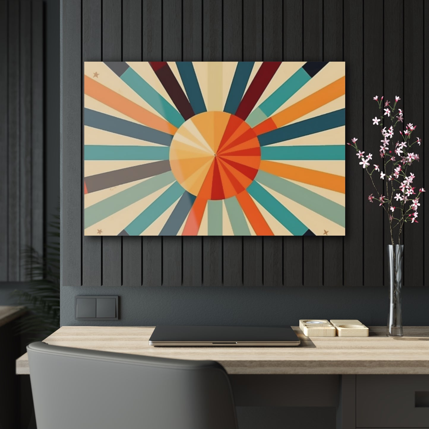 Artistic Abstractions: Starburst Acrylic Prints for Modern Abstract Art Lovers