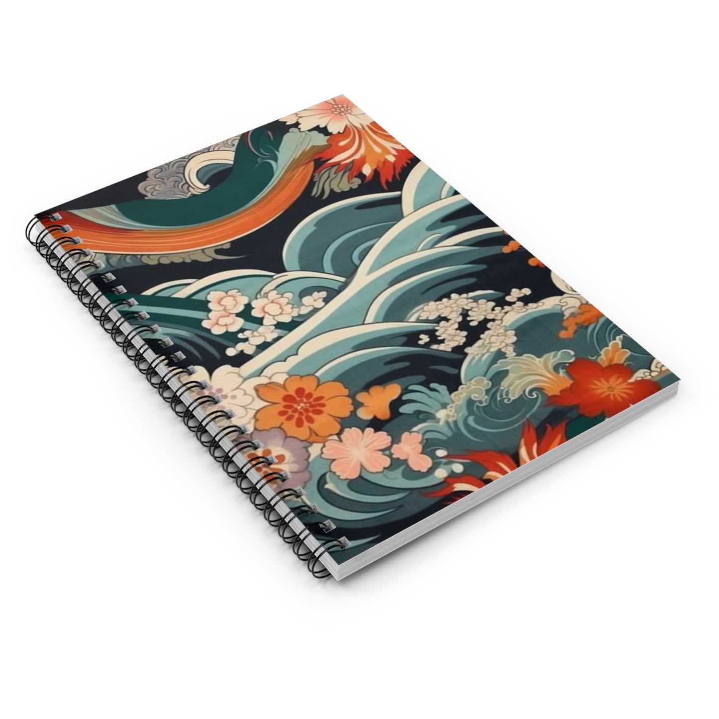 Elegant Kimono Spiral Notebook: Embrace Japanese Artistry