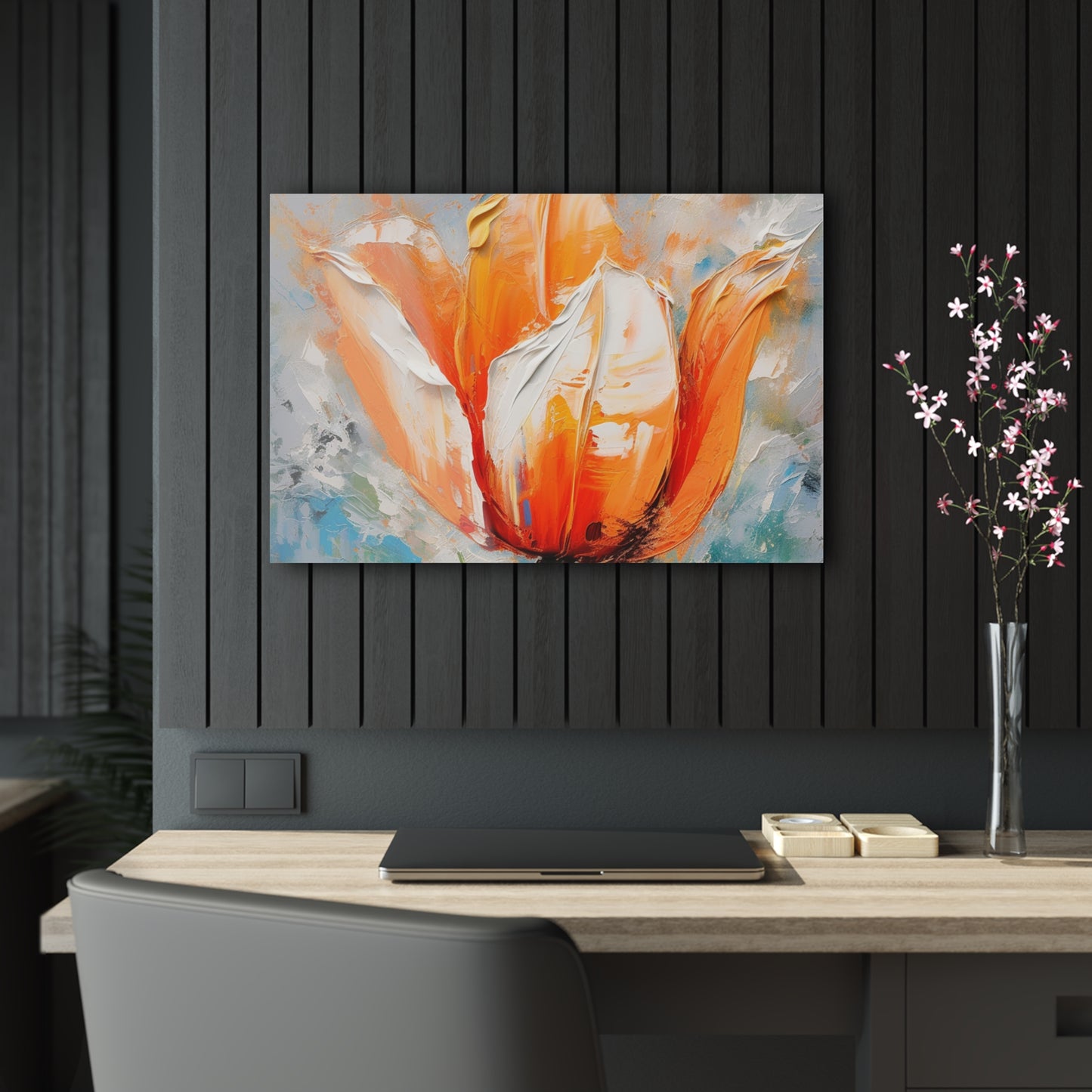 Acrylic Prints with Vibrant Orange Tulip: Embrace the Beauty of Nature