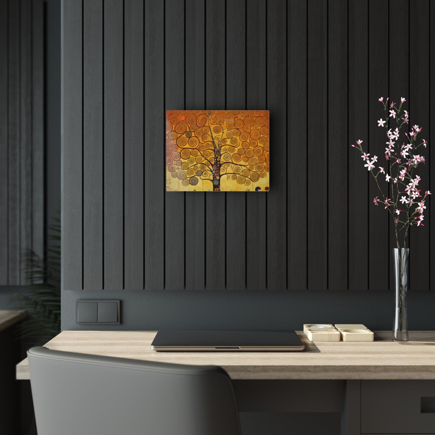 Symbolic Harmony: Gustav Klimt Tree of Life Acrylic Prints, Embrace Artistic Elegance