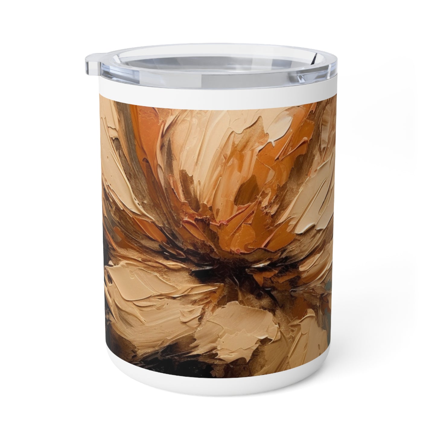 Artistic Fusion: Insulated Coffee Mug Infused with Tan Hua-Inspired Abstract Art