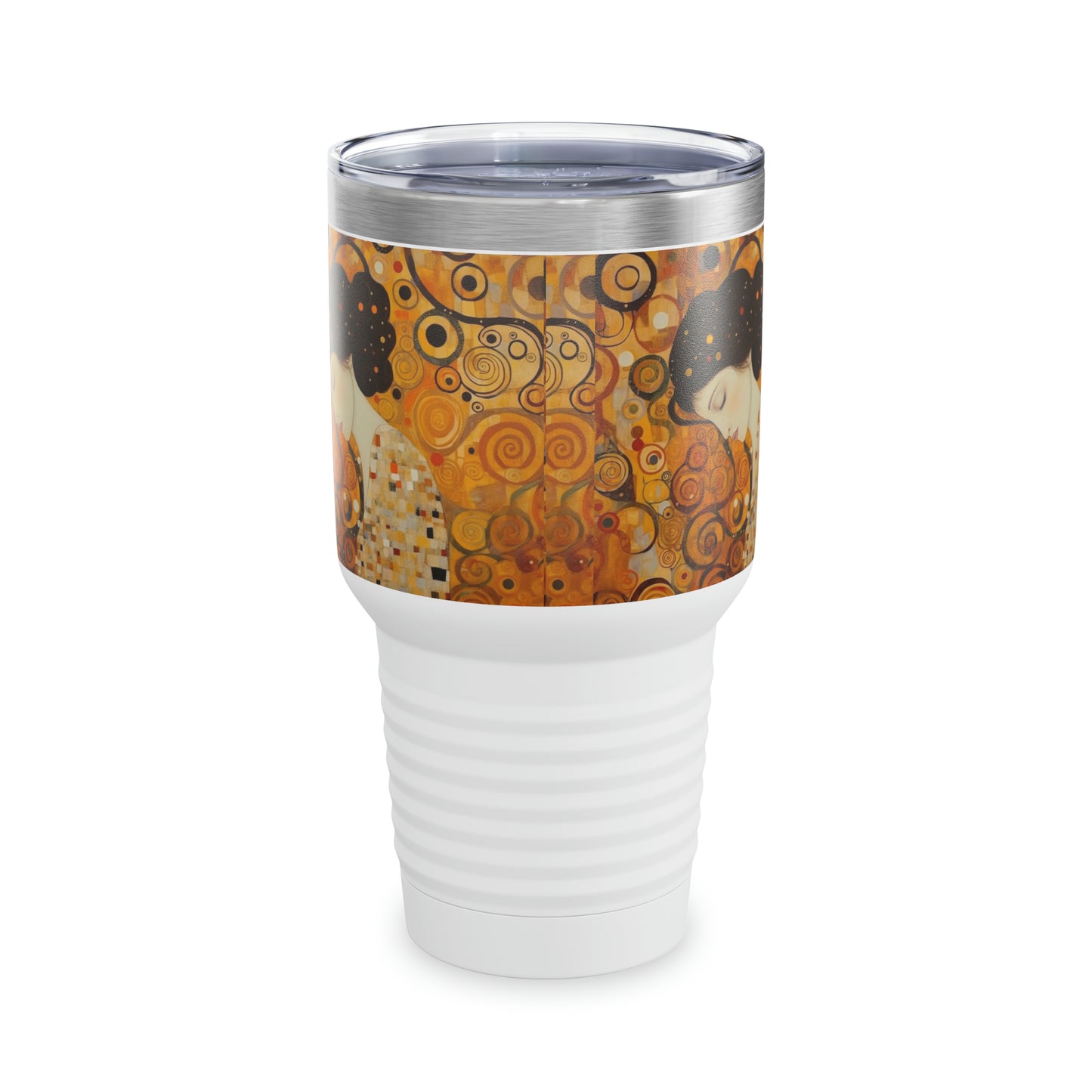 Gustav Klimt's Legacy: Ringneck Tumbler Embodying the Essence of Sensual Art