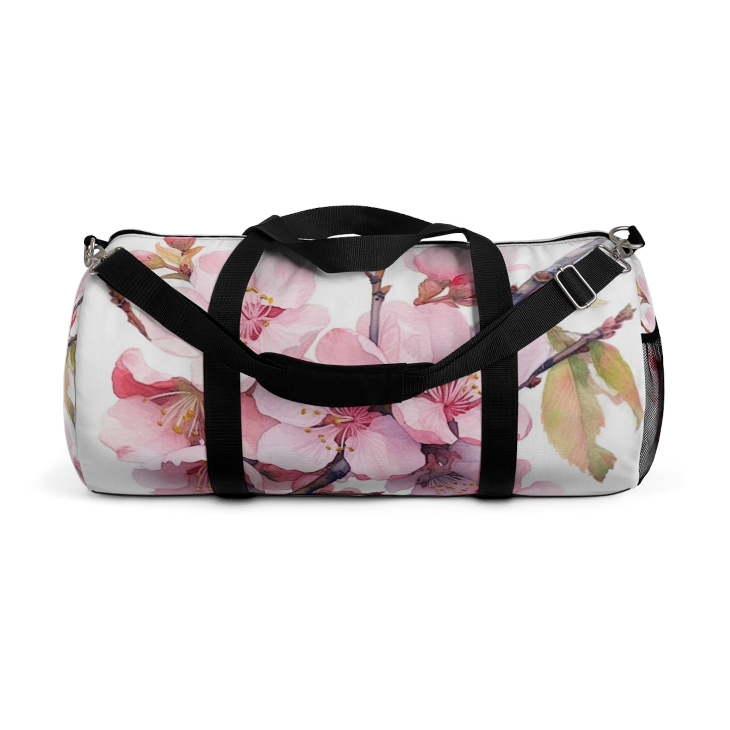 Whimsical Delight: Watercolor Cherry Blossom Tree Duffel Bag