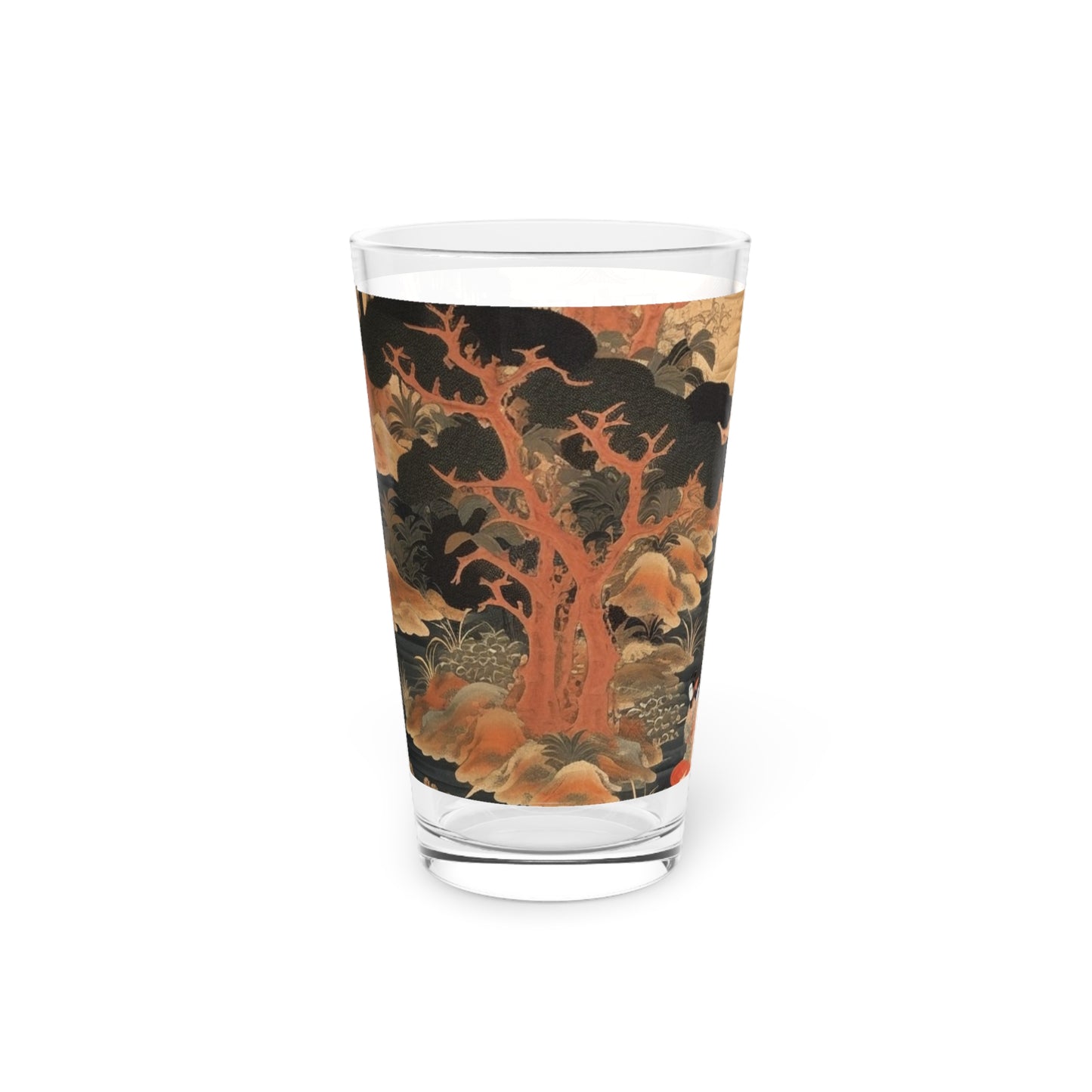 Custom Japanese Tapestry Pint Glass