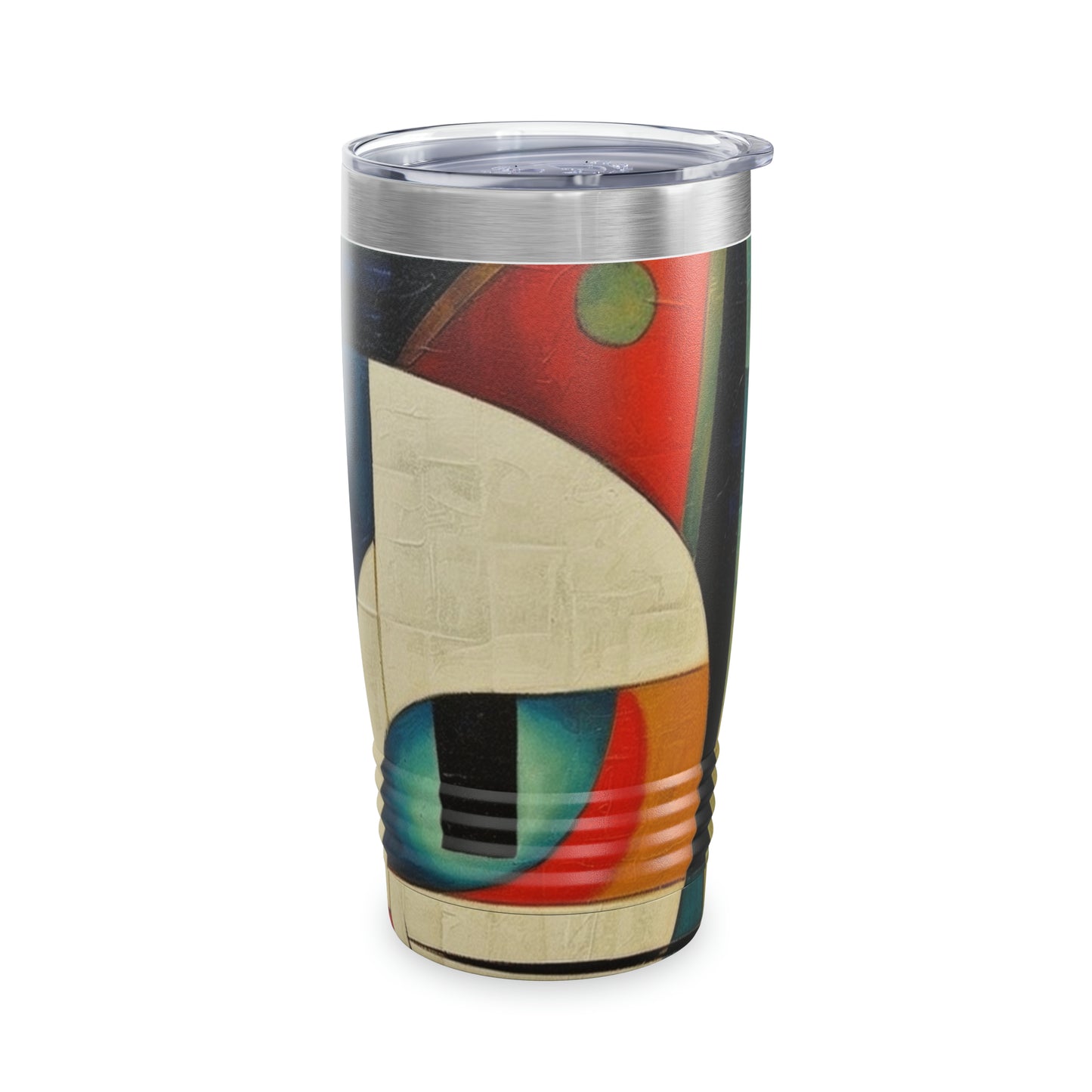 Artistic Vintage Vibes: Picasso-Inspired Midcentury Modern Ringneck Tumbler for Retro Fashion