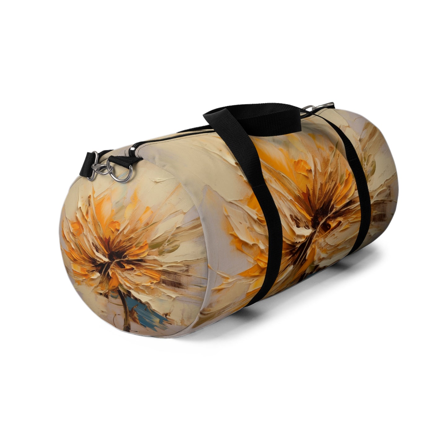 A Brush of Nature's Elegance: Duffel Bag for Artistic Flower Lovers