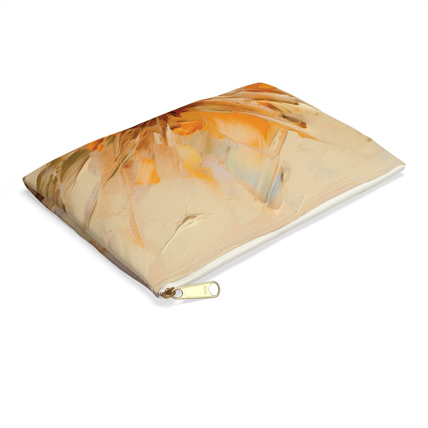 A Brush of Nature's Elegance: Accessory Pouch for Artistic Flower Lovers
