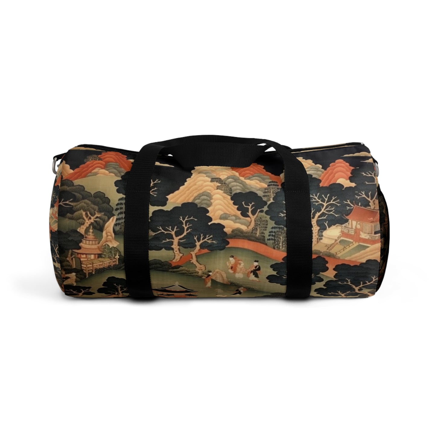 Tapestry Treasures: Japanese-inspired Duffel Bag for Art Lovers