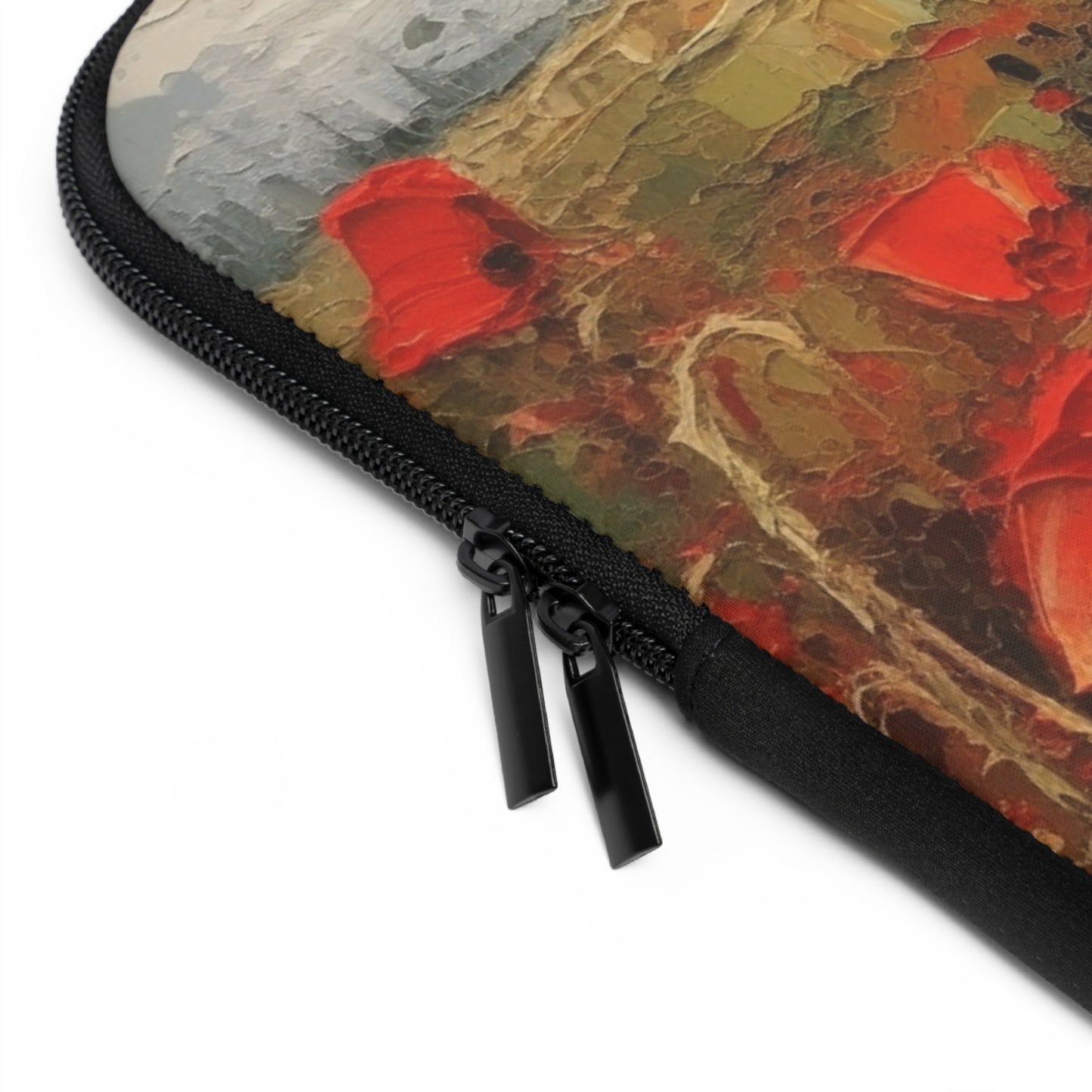 Abstract Poppy Fields: Laptop Sleeve for Artistic Inspiration