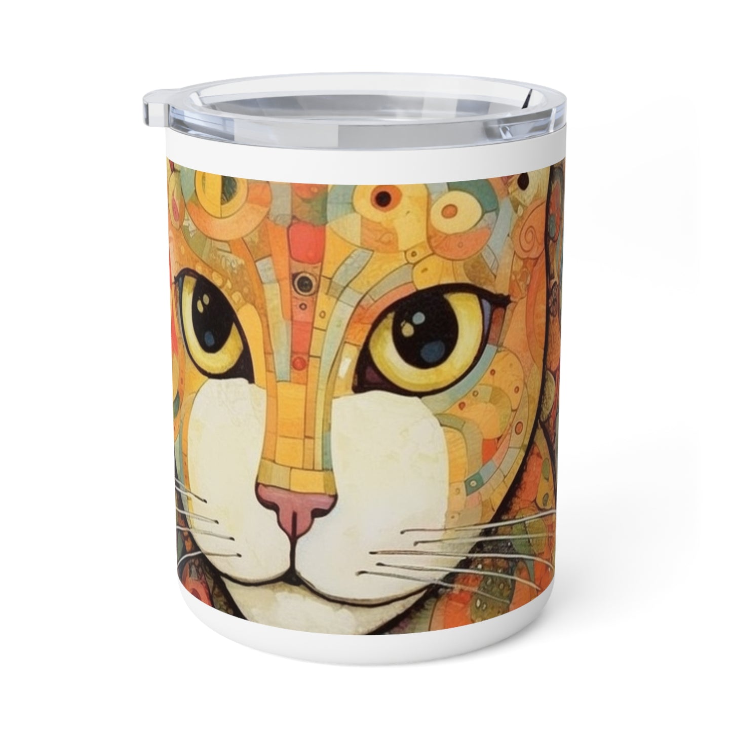 Art Nouveau Revival: Klimt-Inspired Insulated Coffee Mug