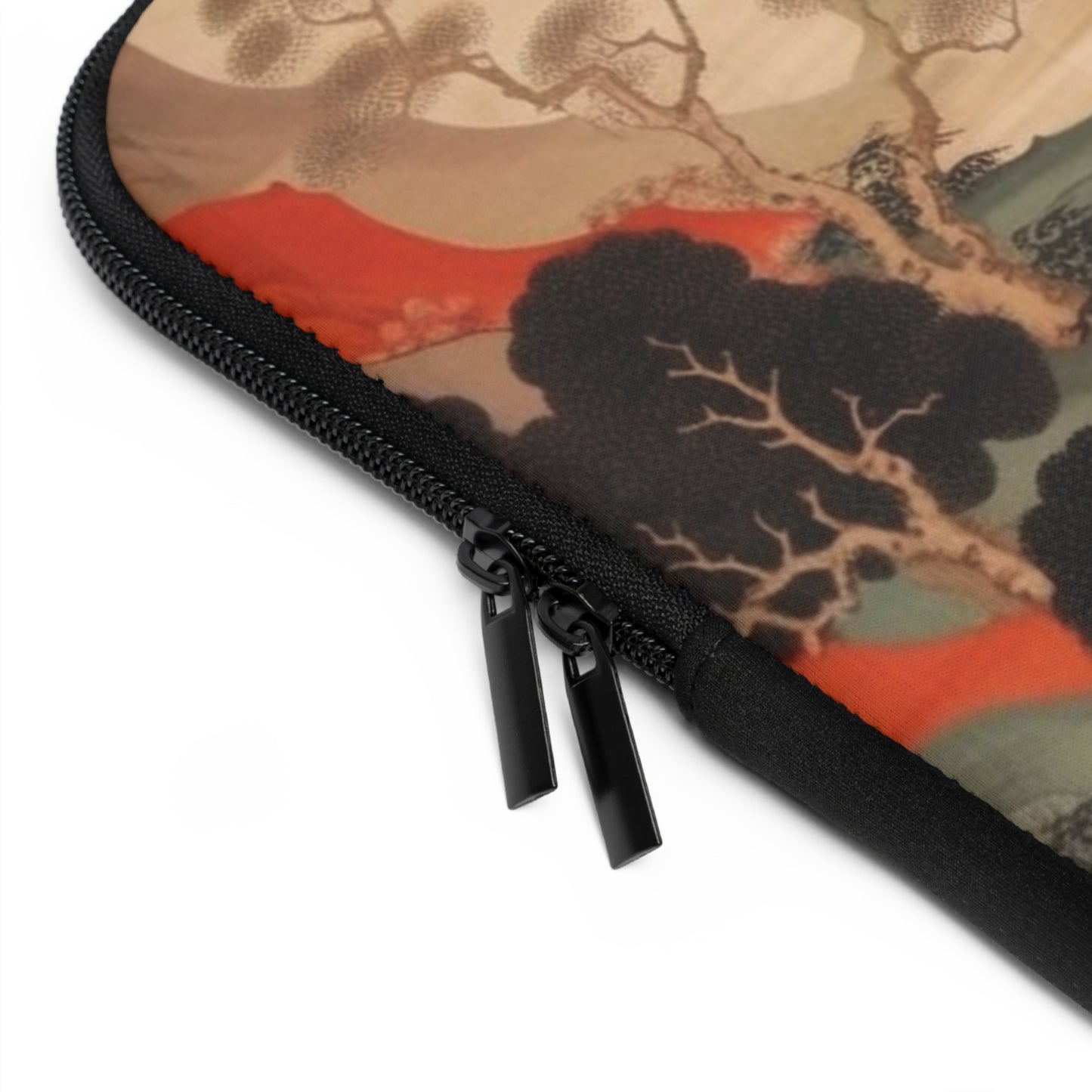 Custom Japanese Tapestry on a Laptop Sleeve - Unique Artistic Expression