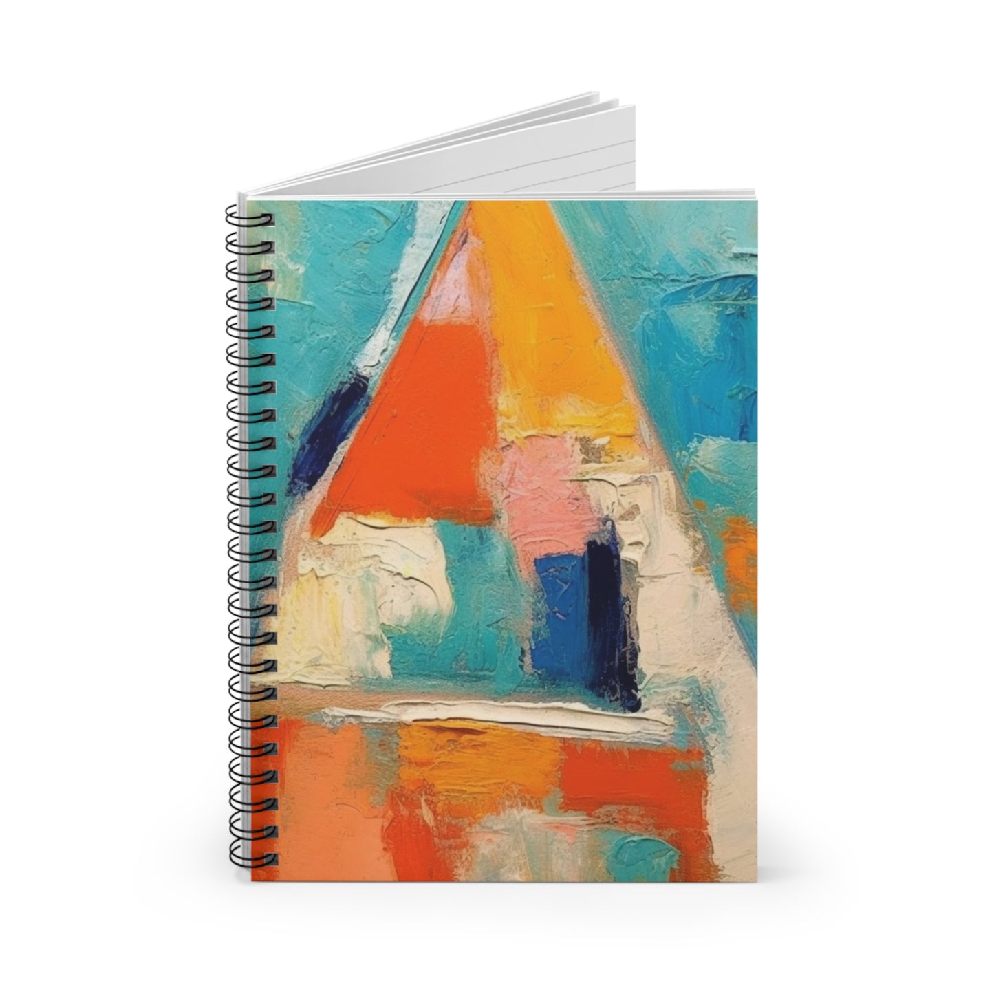 Colorful Canvas: Triangle Inspired Notebook