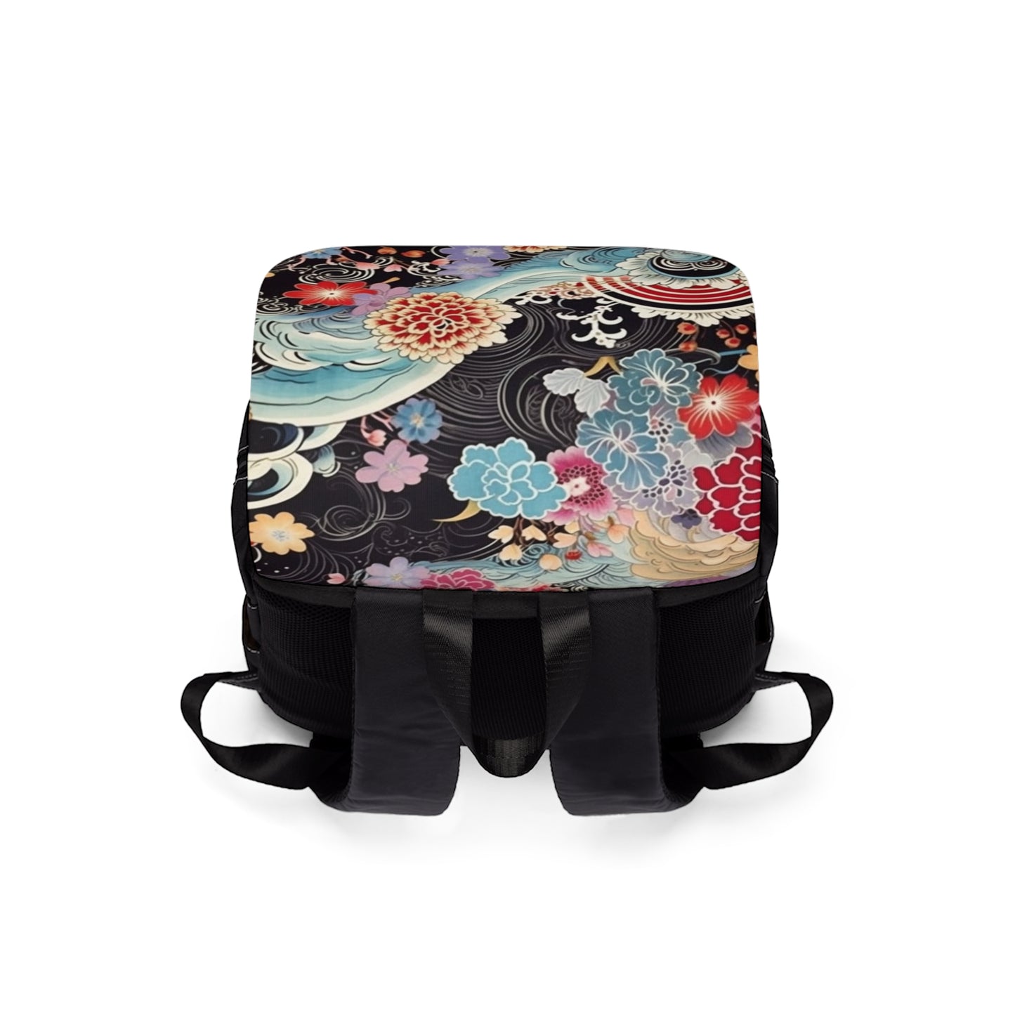 Authentic Japanese Kimono Unisex Casual Shoulder Backpack: Embrace Tradition
