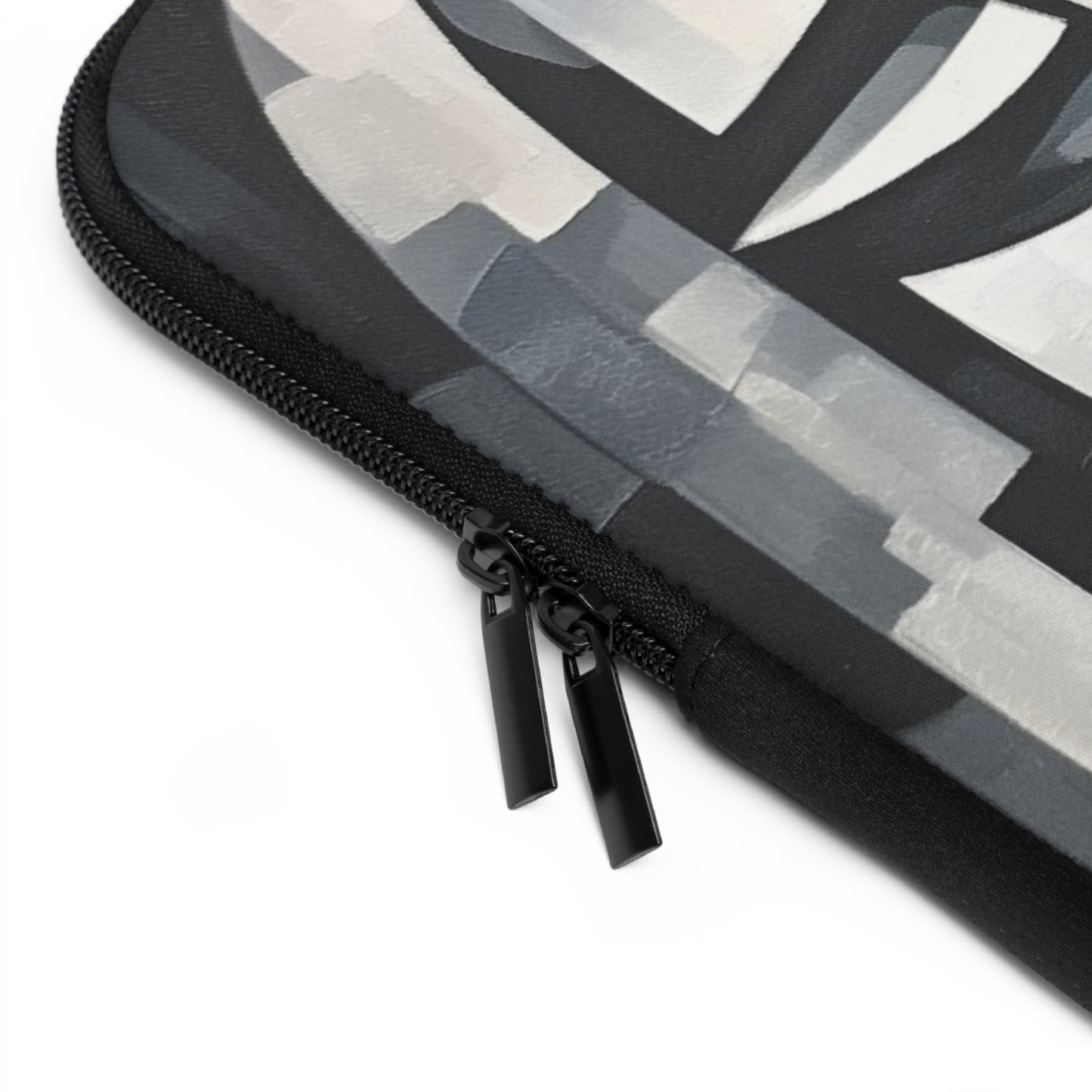 Abstract Oil Paint Laptop Sleeve: Cubist Artistry in a Portable Masterpiece