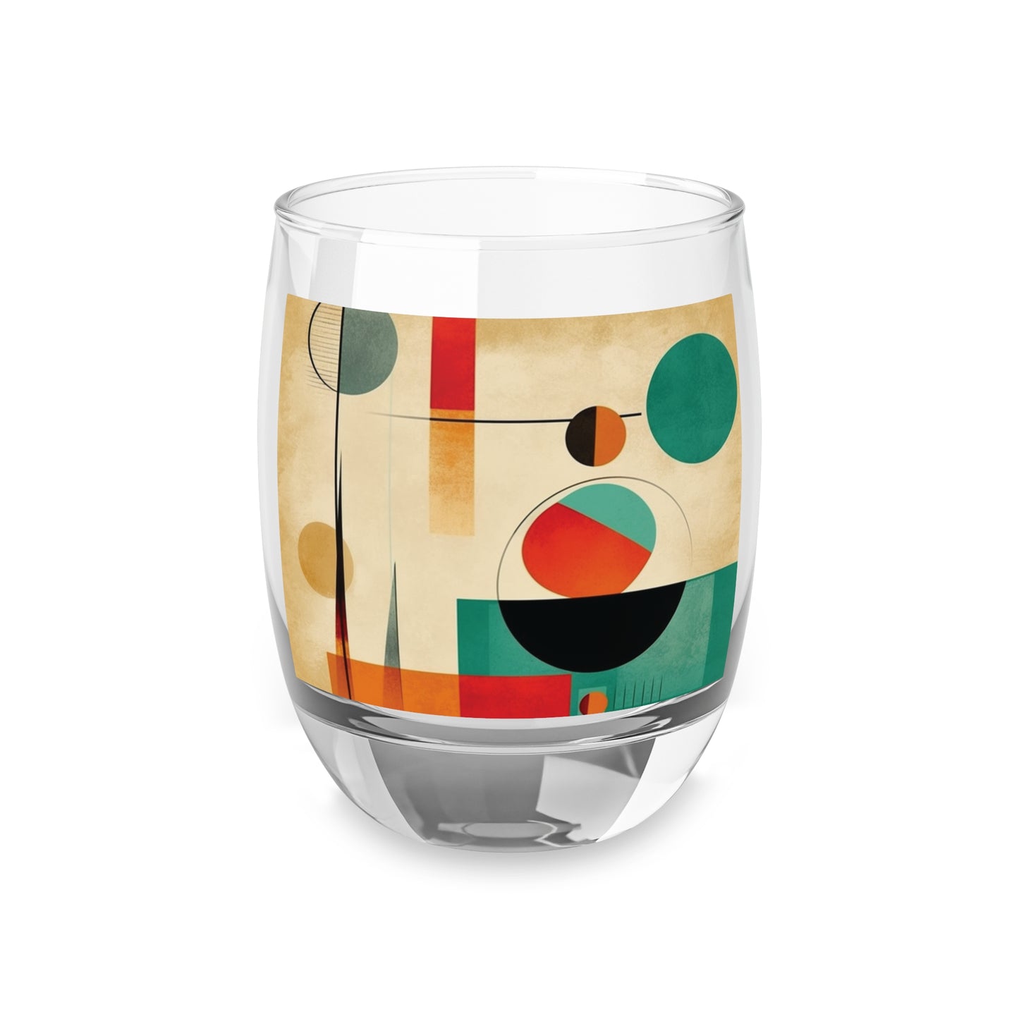 Modern Geometric Simplicity: Minimalist Whiskey Glass for Contemporary Home Decor