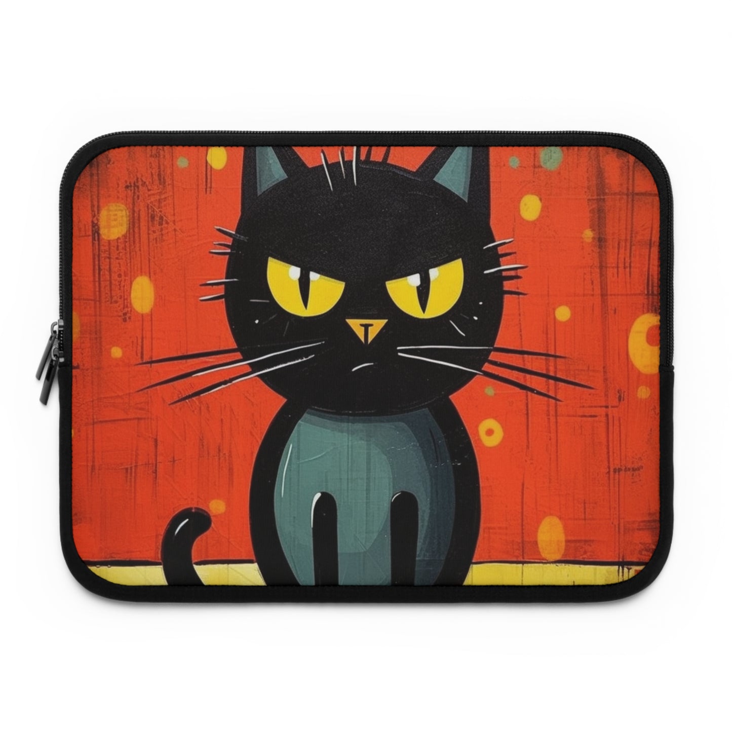Fashionably Retro Feline: Midcentury Modern Laptop Sleeve with a Vintage Cat-Inspired Flair