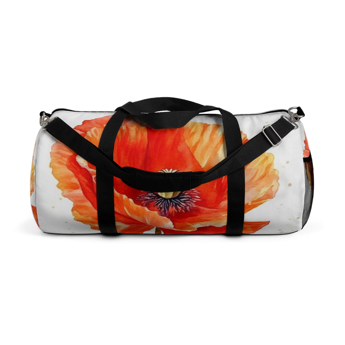 Watercolor Poppy Garden Duffel Bag: Unleash the Beauty of Nature