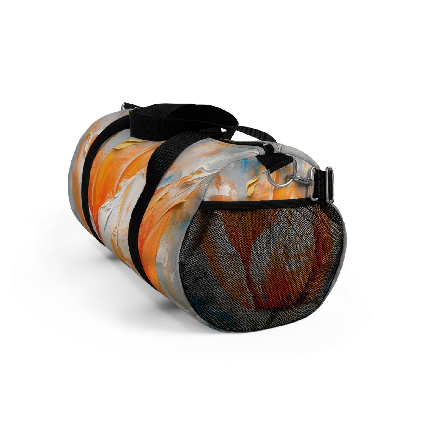 Duffel Bag with Vibrant Orange Tulip: Embrace the Beauty of Nature