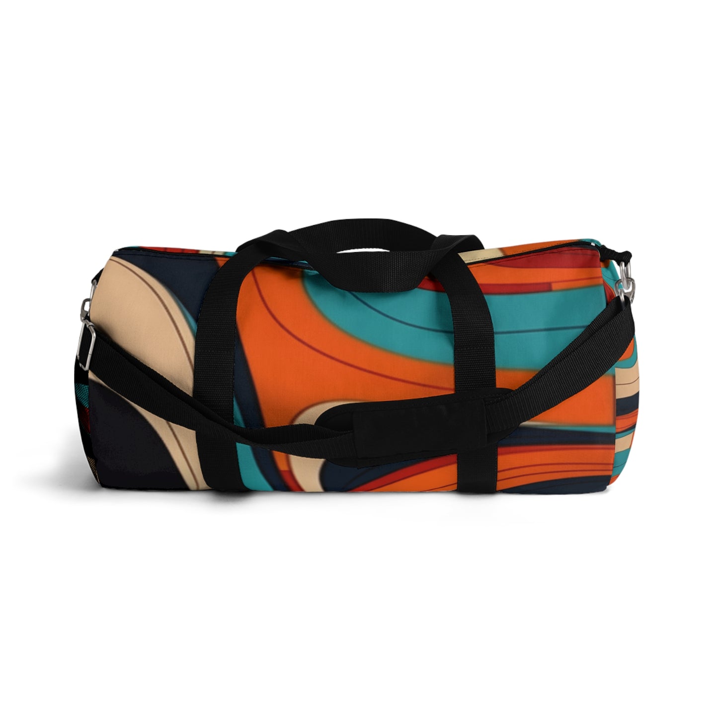 Midcentury Abstractions: Abstract-Inspired Duffel Bag for Atomic Age Design