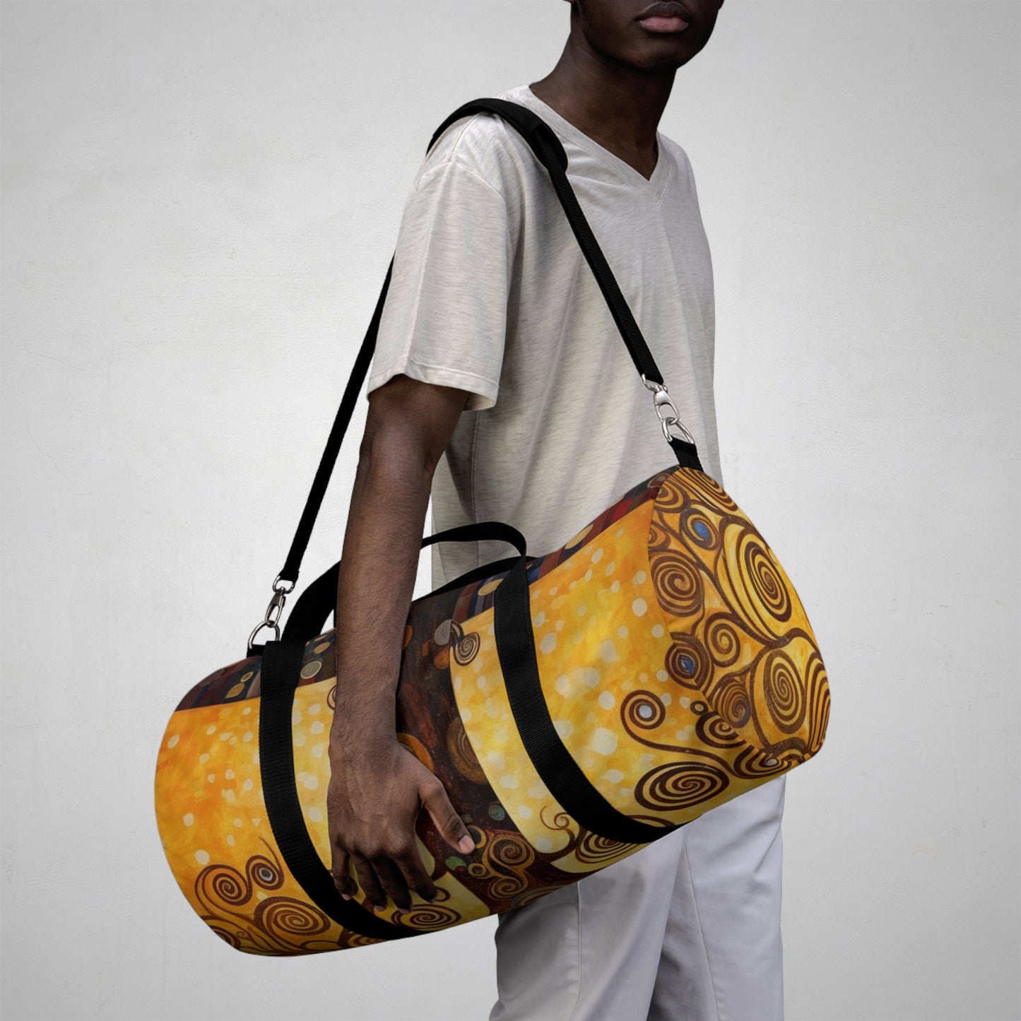 The Tree of Life Duffel Bag: A Modern Art Tribute to Gustav Klimt