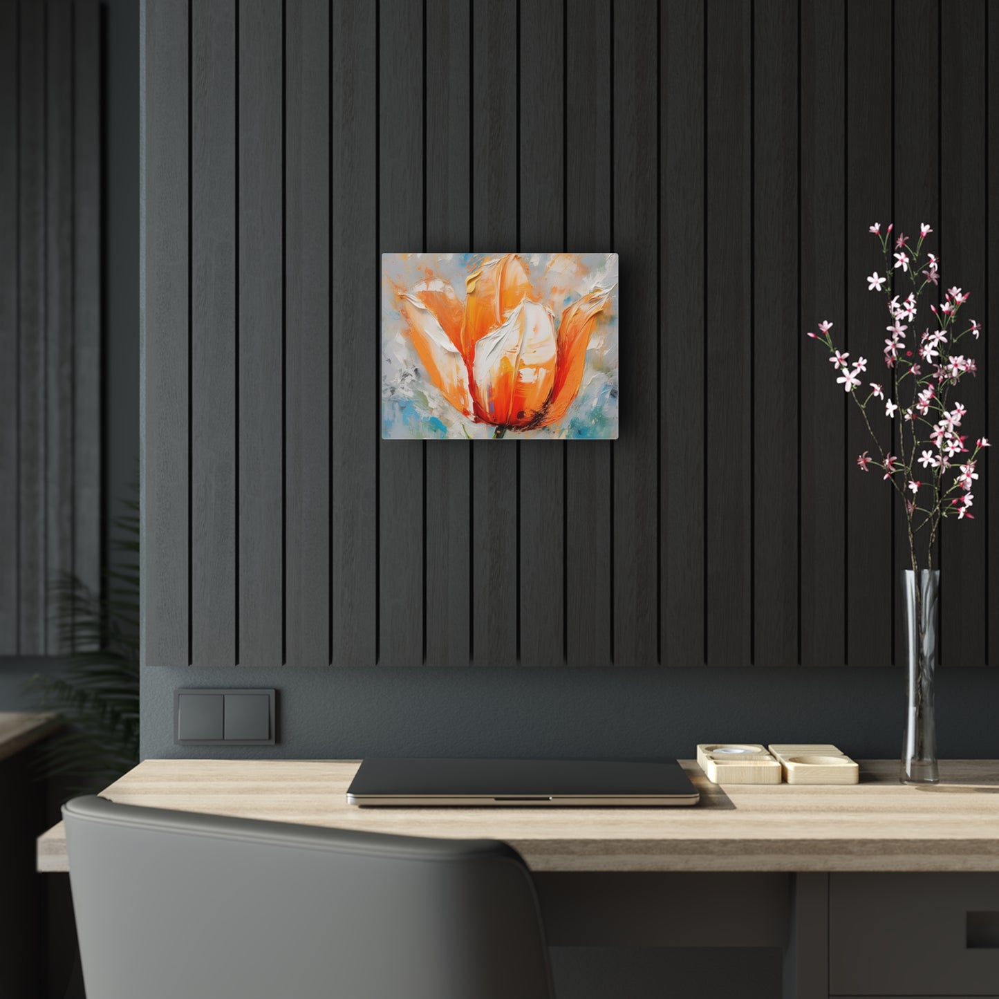 Acrylic Prints with Vibrant Orange Tulip: Embrace the Beauty of Nature