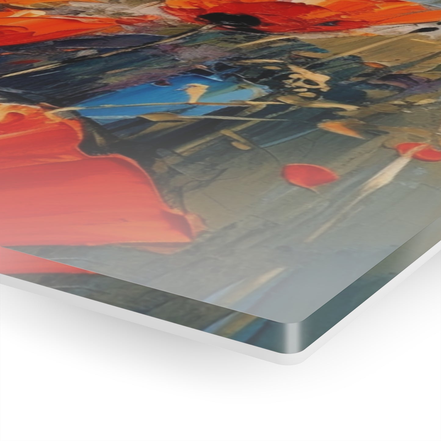 Acrylic Prints Paradise: Abstract Poppy Artwork and Flower Drawings