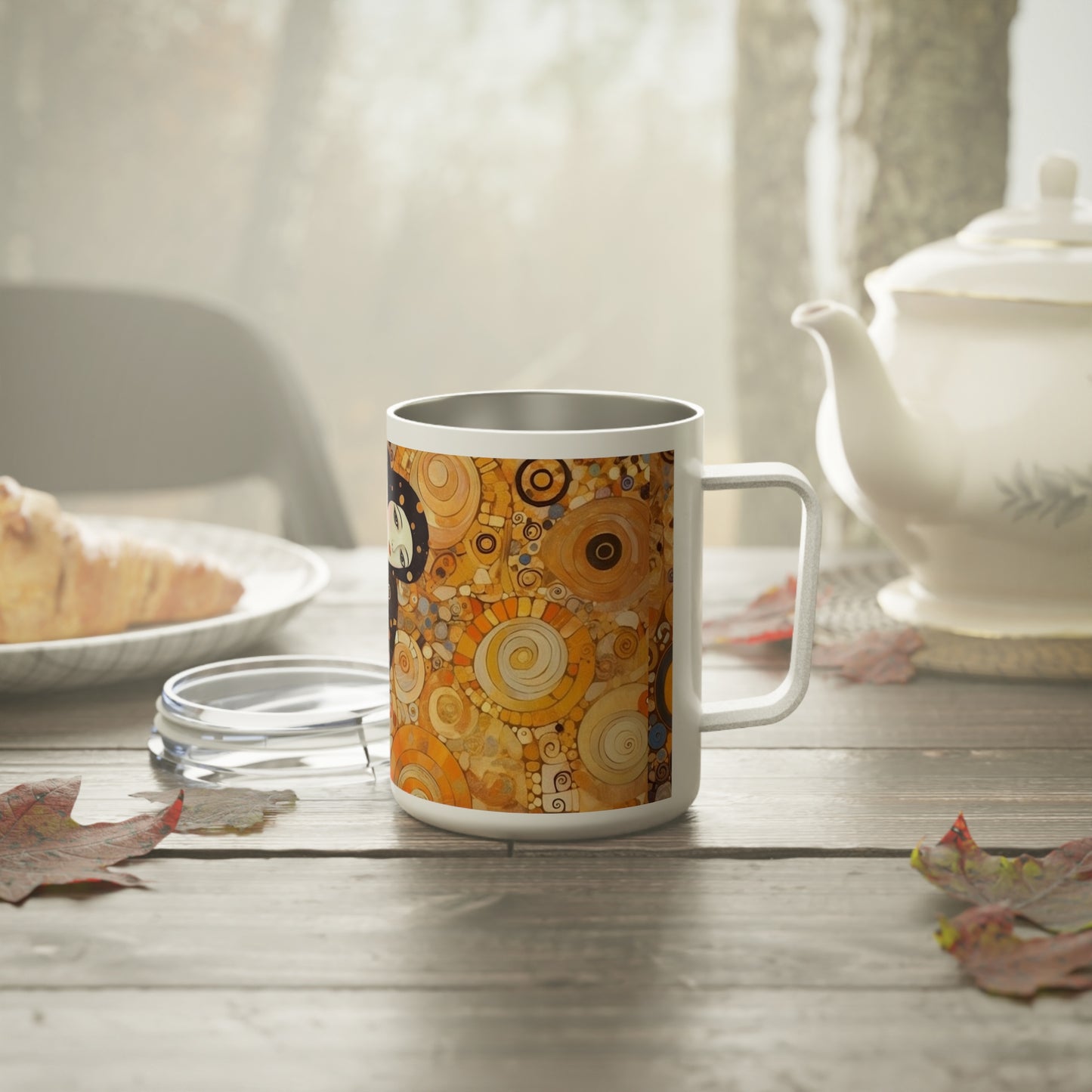Elevate Your Sip with Gustav Klimt Women: Insulated Coffee Mug