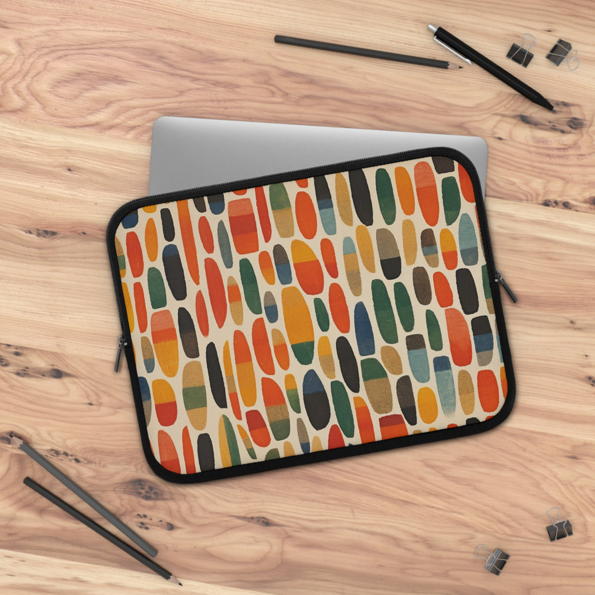 Abstract Masterpiece: Tarō Okamoto Laptop Sleeve