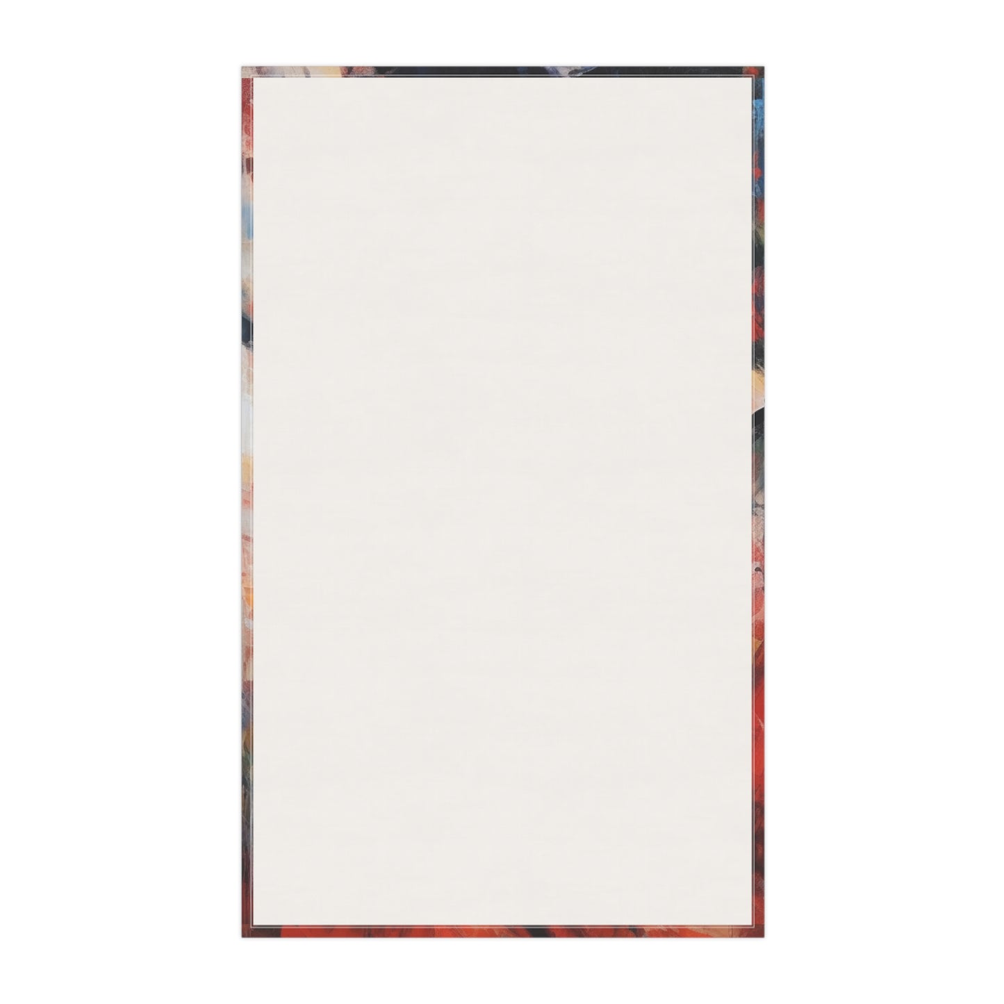 Abstract Geisha Art Kitchen Towel: Captivating Brushstrokes in a Japanese Aesthetic