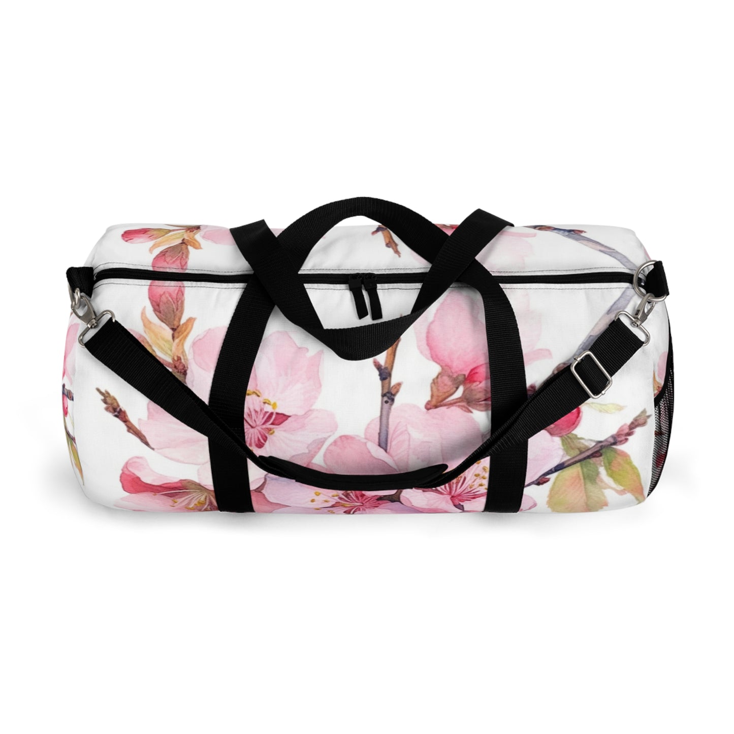 Whimsical Delight: Watercolor Cherry Blossom Tree Duffel Bag