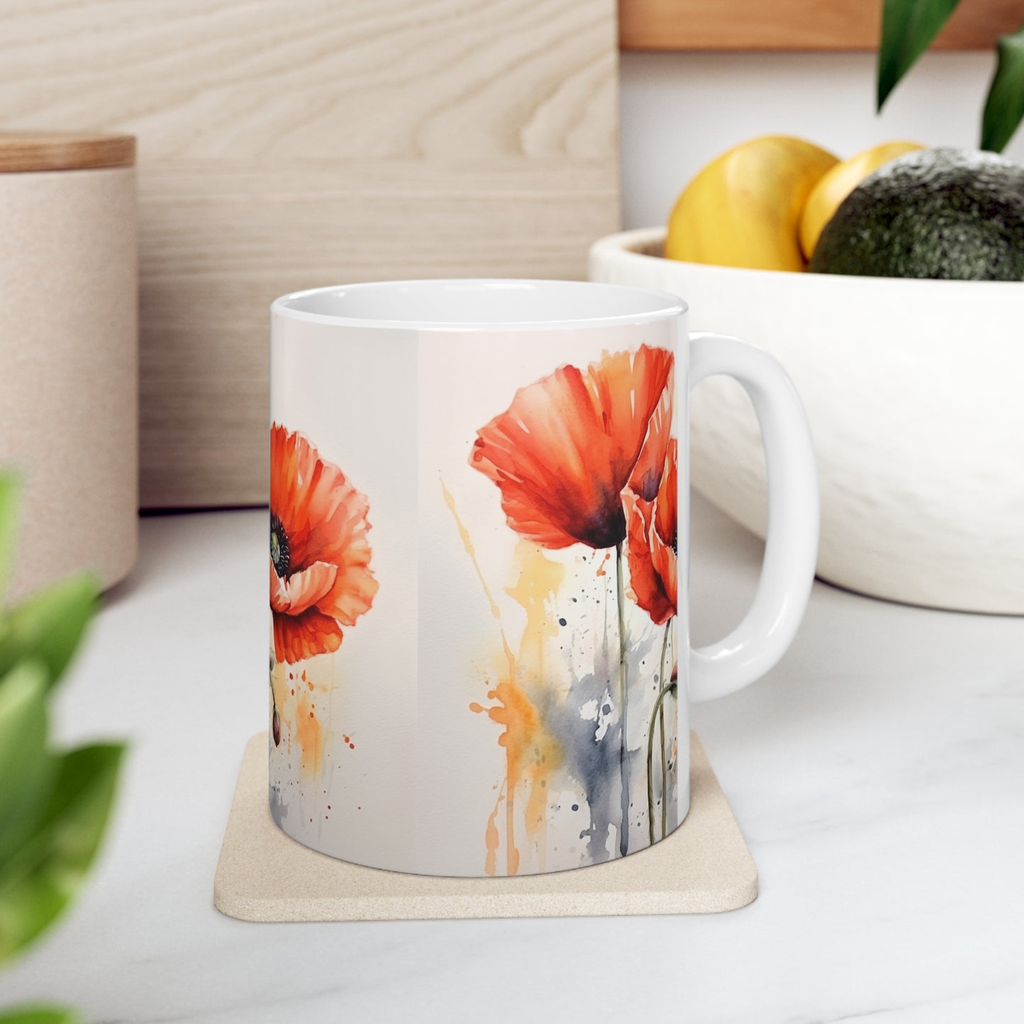 The Best Coffee Mug for Flower Enthusiasts: Floral Watercolor Delight