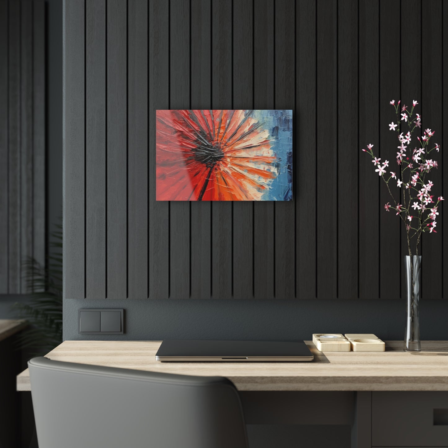 Umbrella Painting Acrylic Prints: Channel Your Inner Artist with Abstract Oil Paint