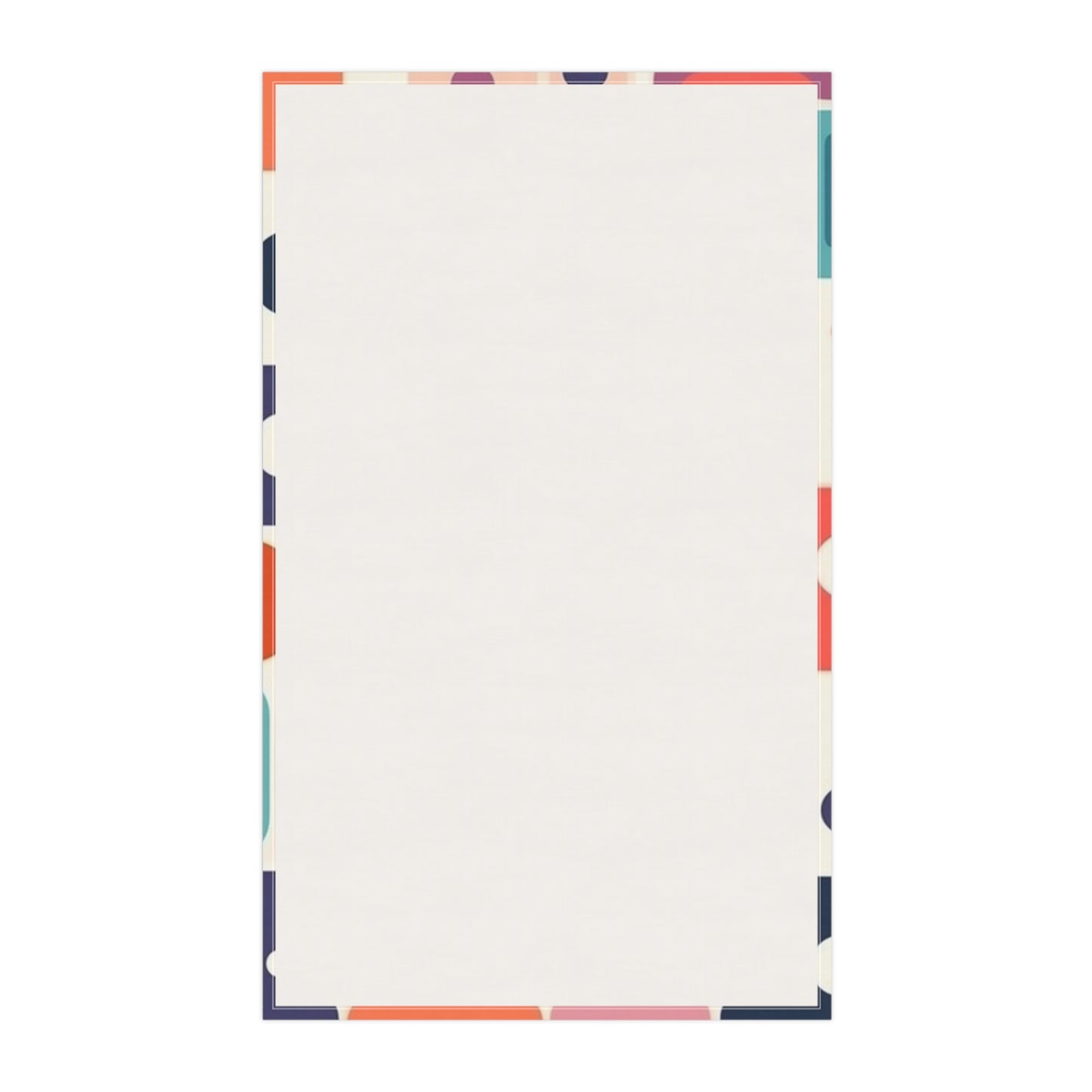 Retro Chic: Atomic Age-Inspired Kitchen Towel with Midcentury Modern Design and 1960s Fashion