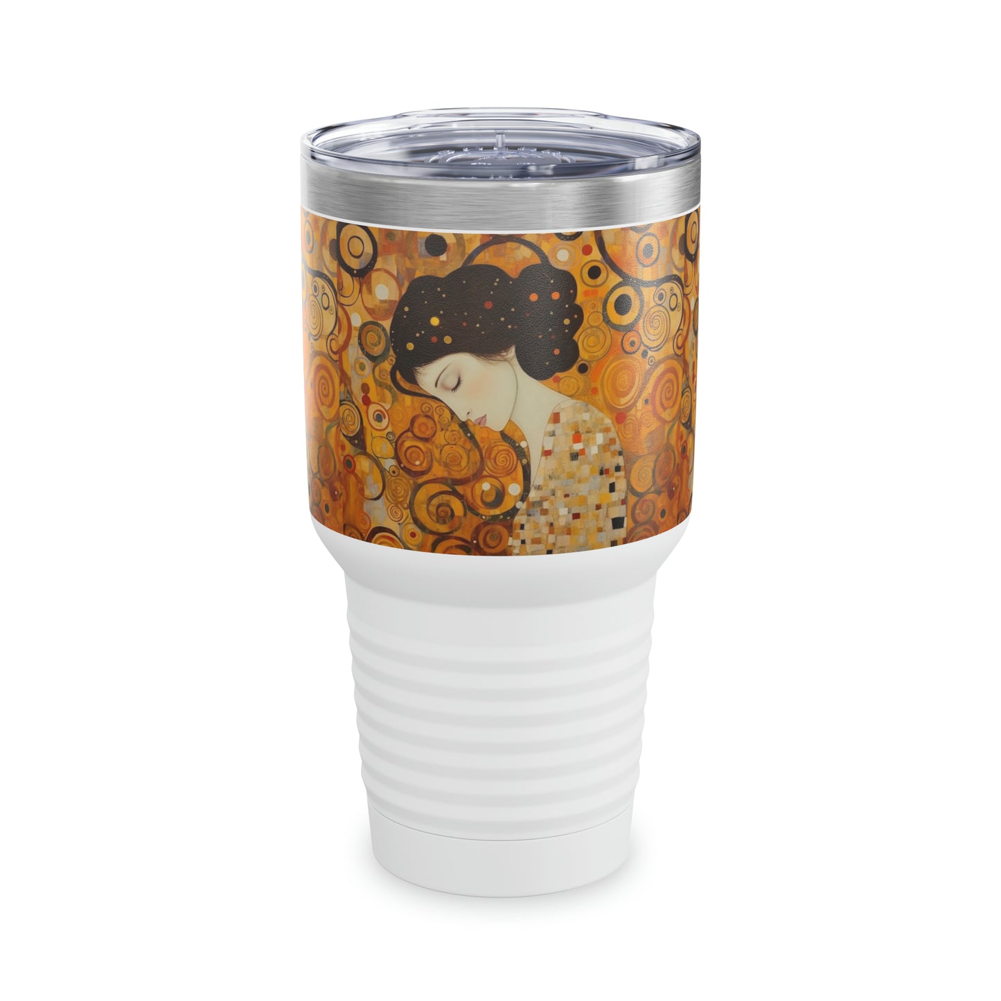 Gustav Klimt's Legacy: Ringneck Tumbler Embodying the Essence of Sensual Art
