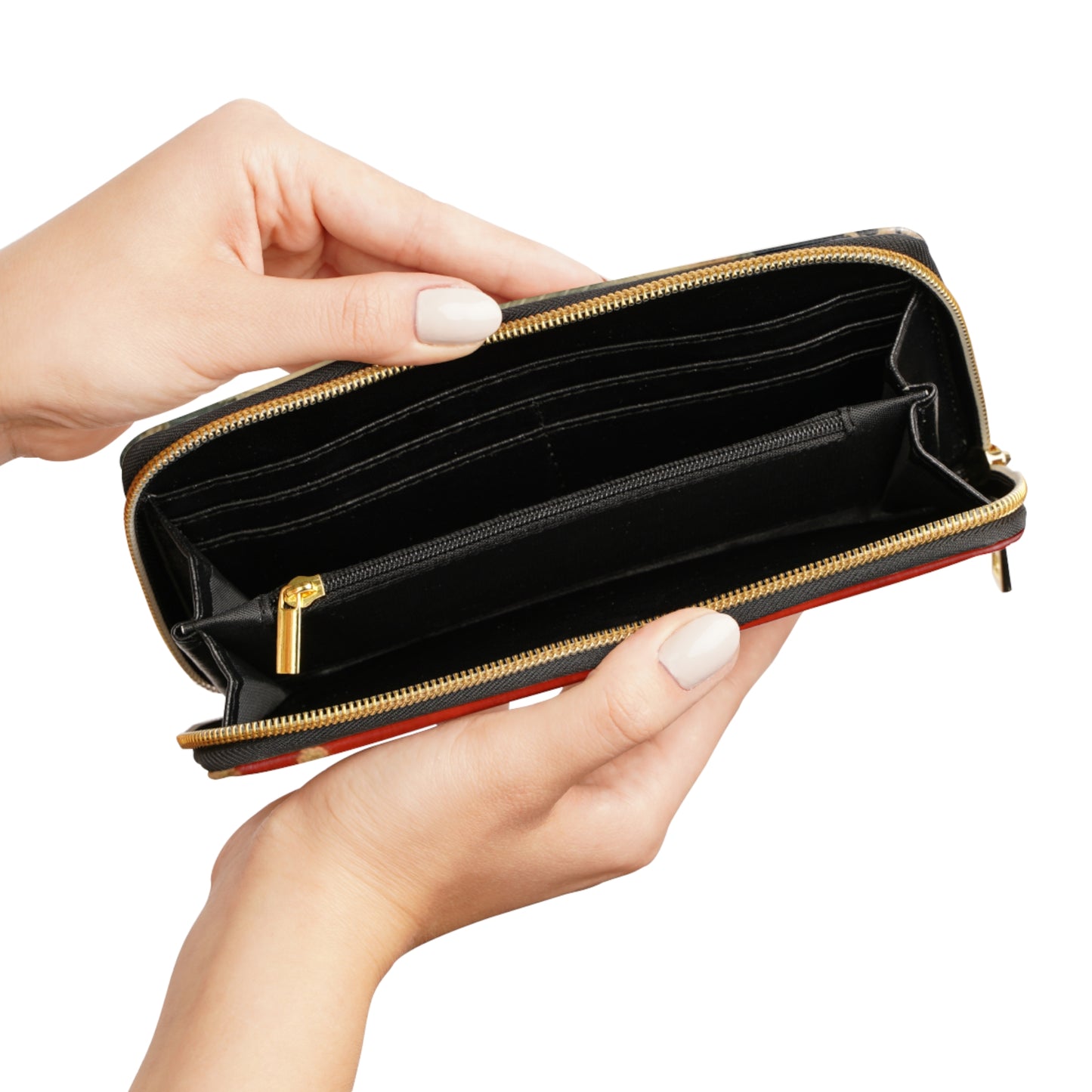 Artistic Fusion - Where Japanese Tapestry Meets the Perfect Zipper Wallet