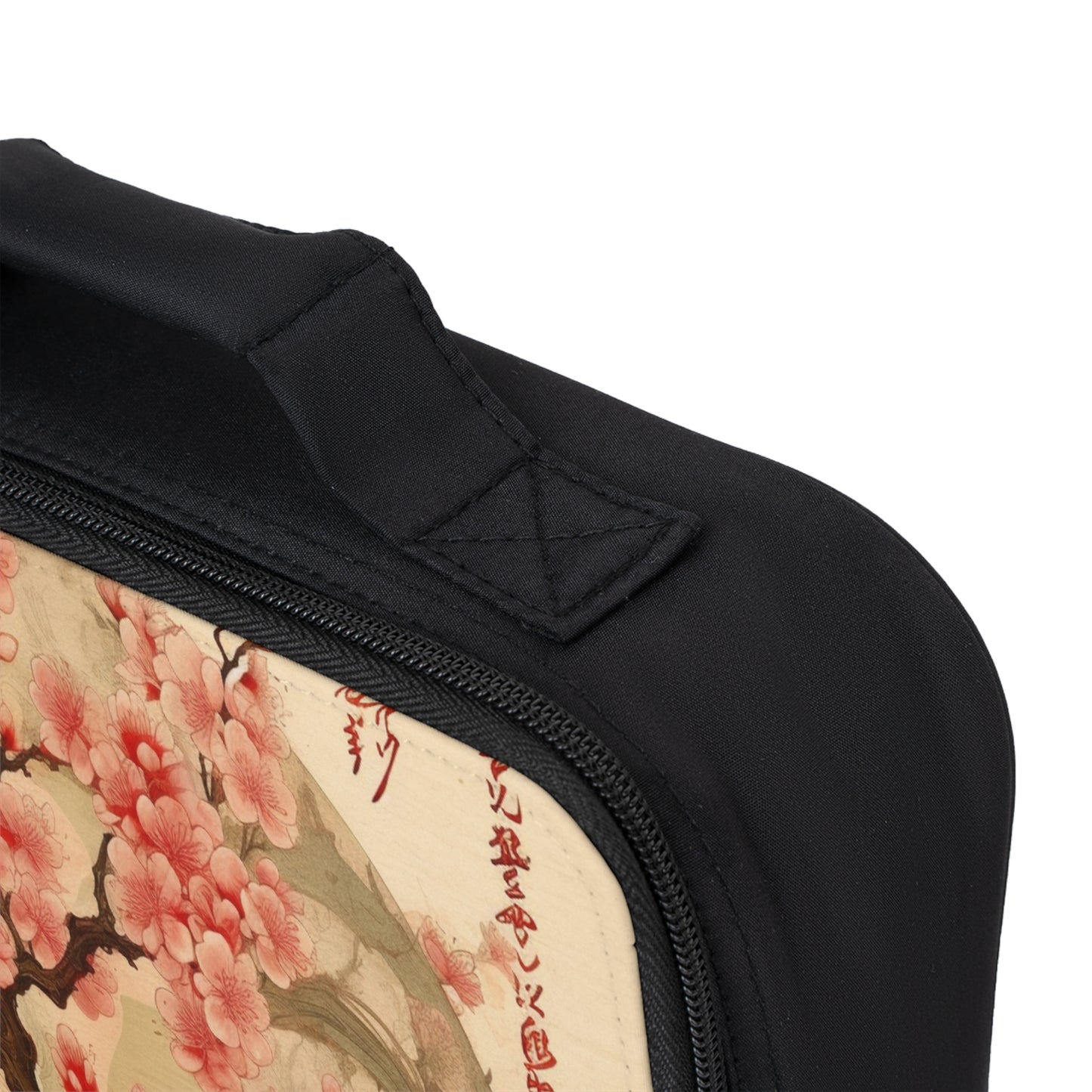 Whimsical Blossom Dreams: Lunch Bag with Delightful Flower Drawings and Cherry Blossoms