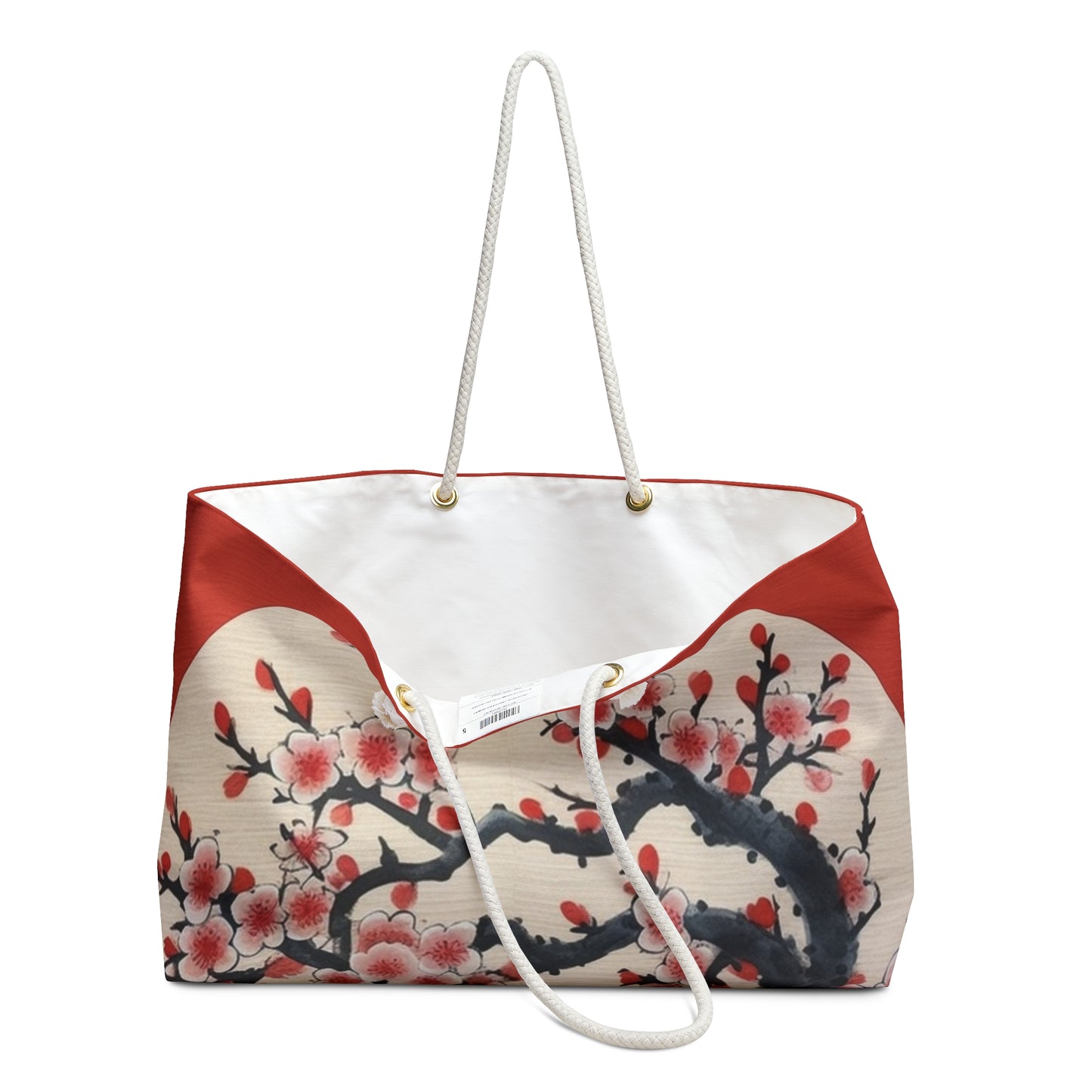 Enchanting Petal Symphony: Weekender Bag Celebrating Cherry Blossom Tree Drawings