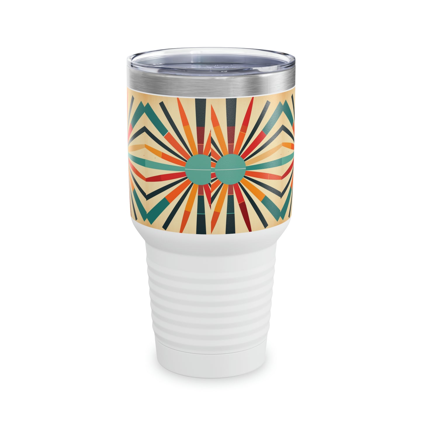 Whimsical Candy-Colored Fantasy: Modern Ringneck Tumbler with Vibrant and Playful Colors