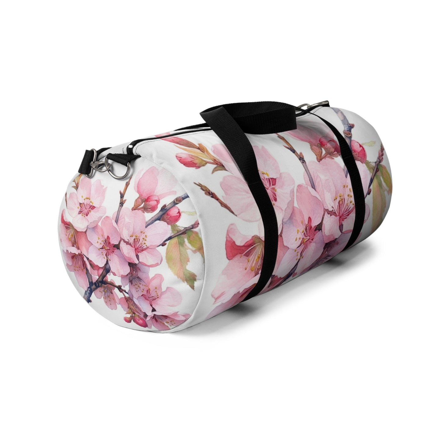Whimsical Delight: Watercolor Cherry Blossom Tree Duffel Bag