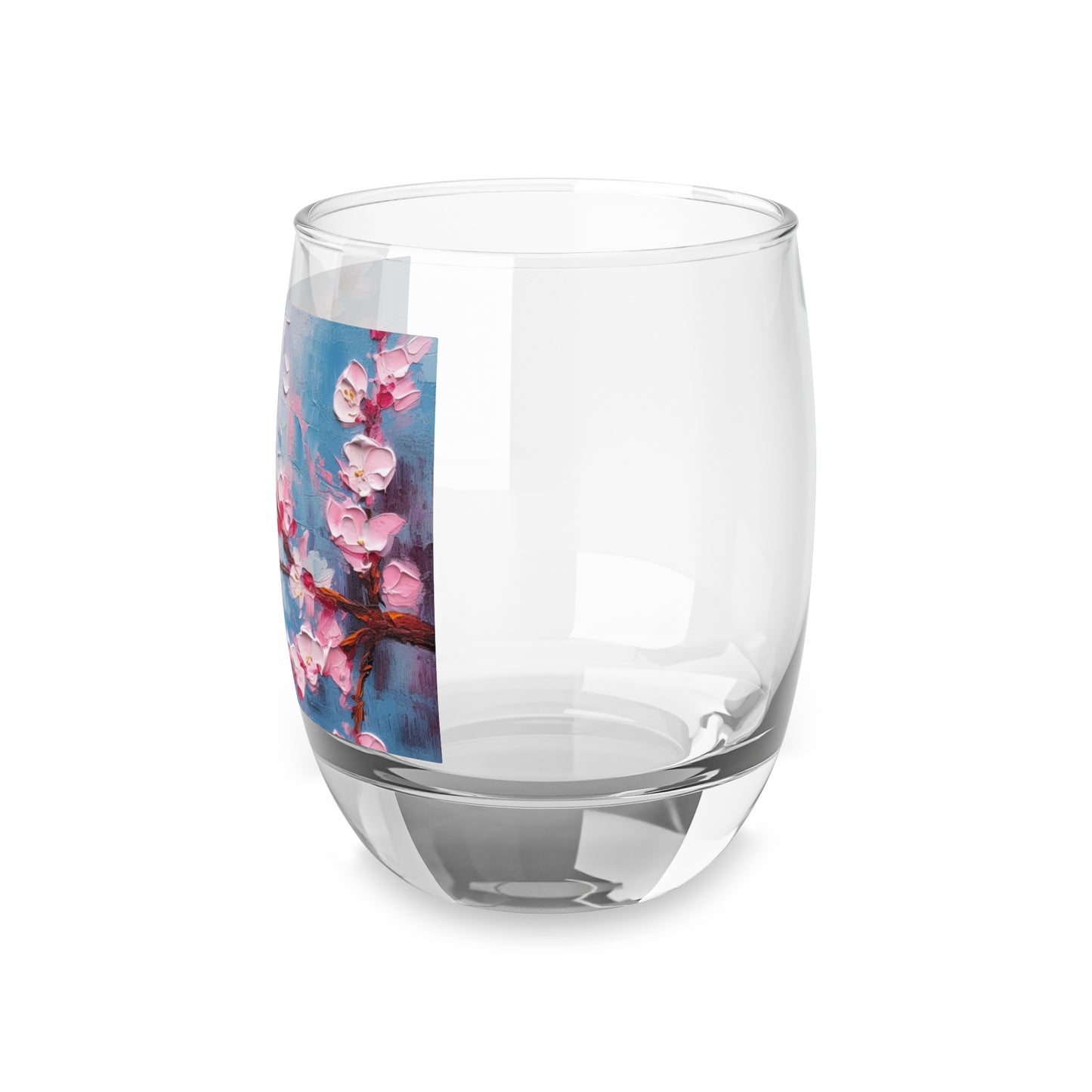 Tumbler with Abstract Cherry Blossom Drawing: Embrace the Serenity