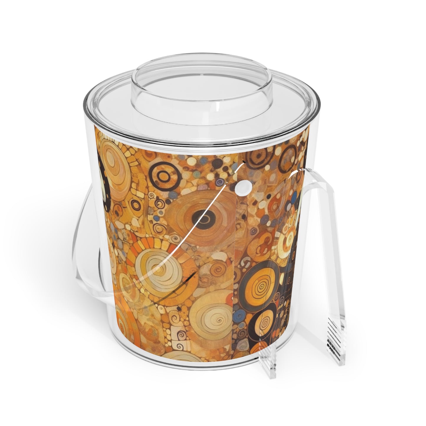 Sensual Symmetry: Ice Bucket with Tongs Embodying the Essence of Symbolism in 19th Century Art