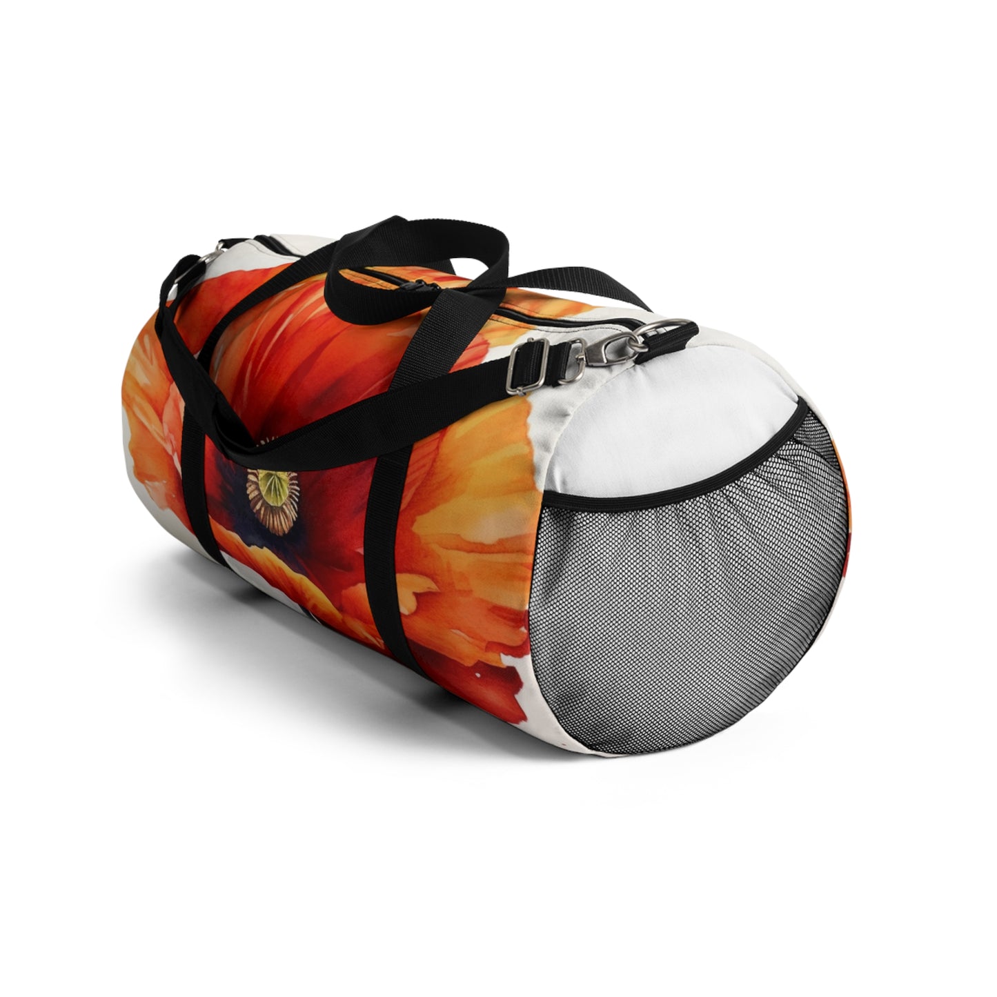 Stunning Poppy Flower Watercolor Duffel Bag: A Blossoming Experience