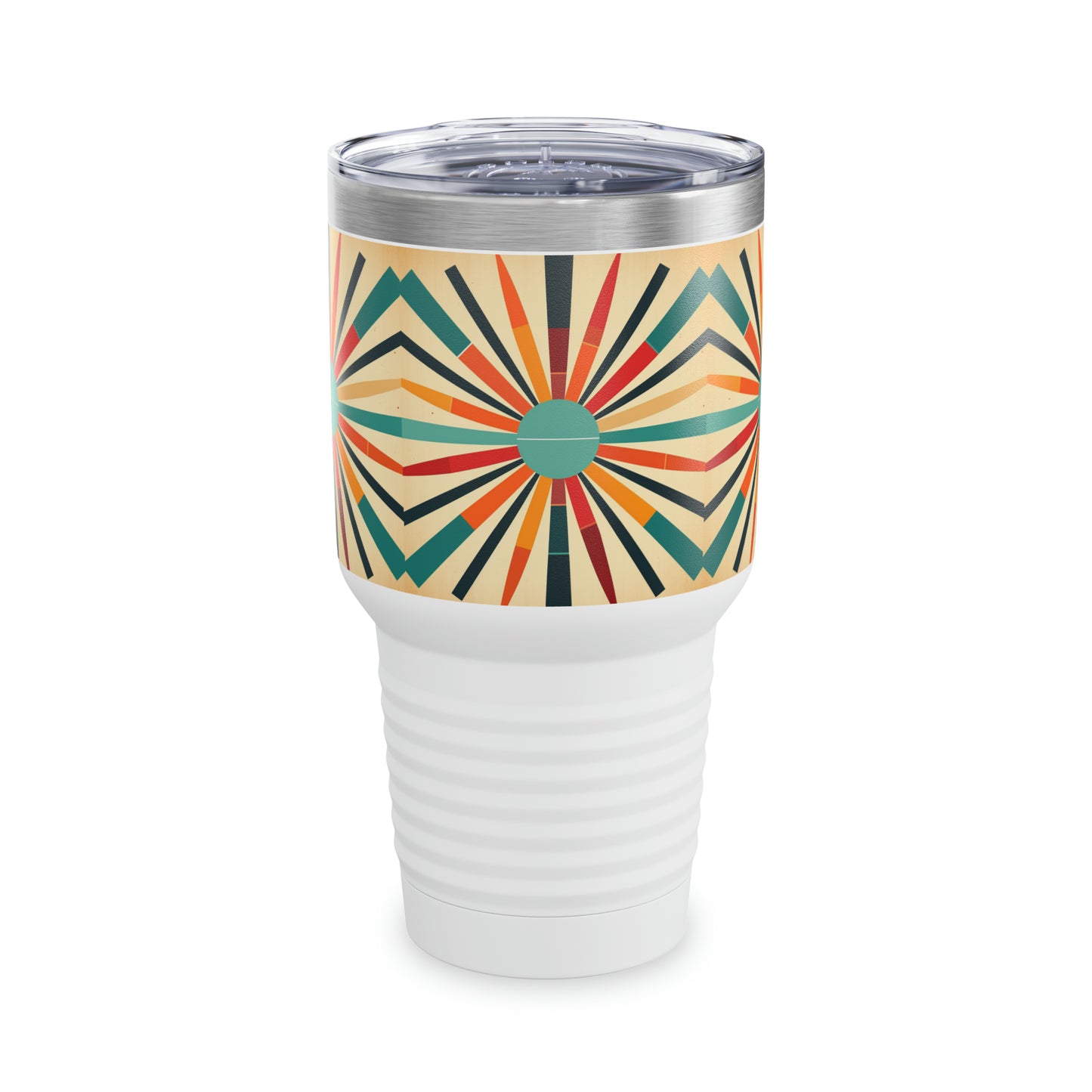 Whimsical Candy-Colored Fantasy: Modern Ringneck Tumbler with Vibrant and Playful Colors