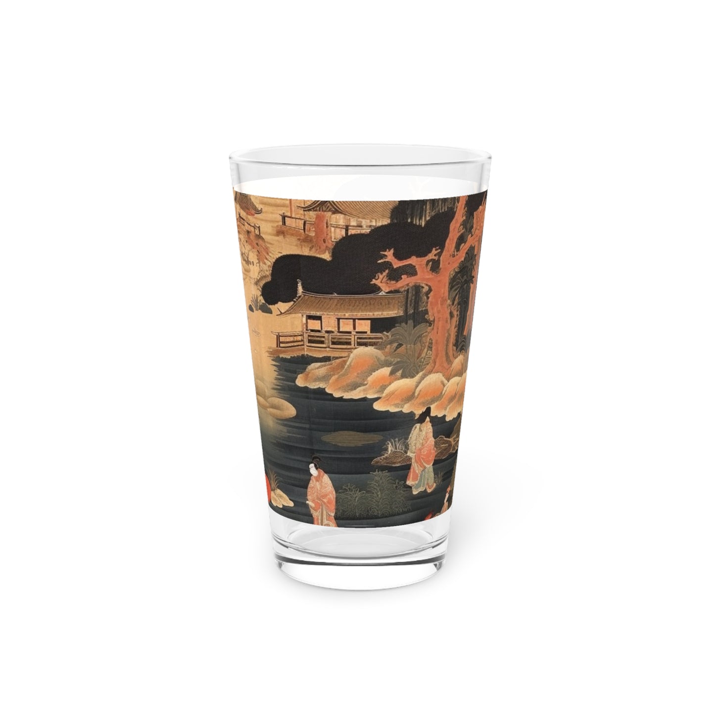 Custom Japanese Tapestry Pint Glass