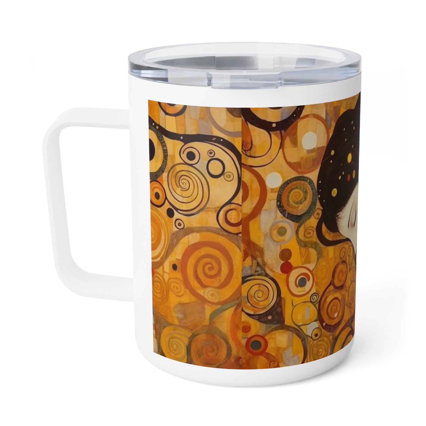 19th Century Revival: Gustav Klimt Women Art Insulated Coffee Mug