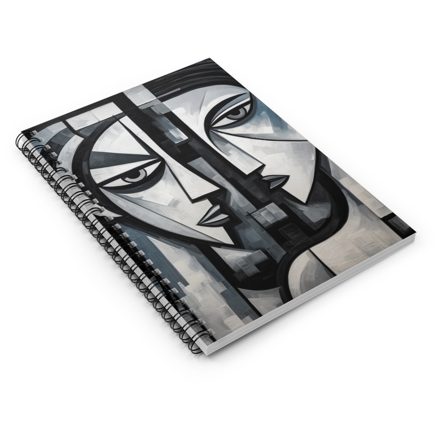 Cubist Paintings Spiral Notebook: Captivating Brush Strokes in Every Refreshing Drink